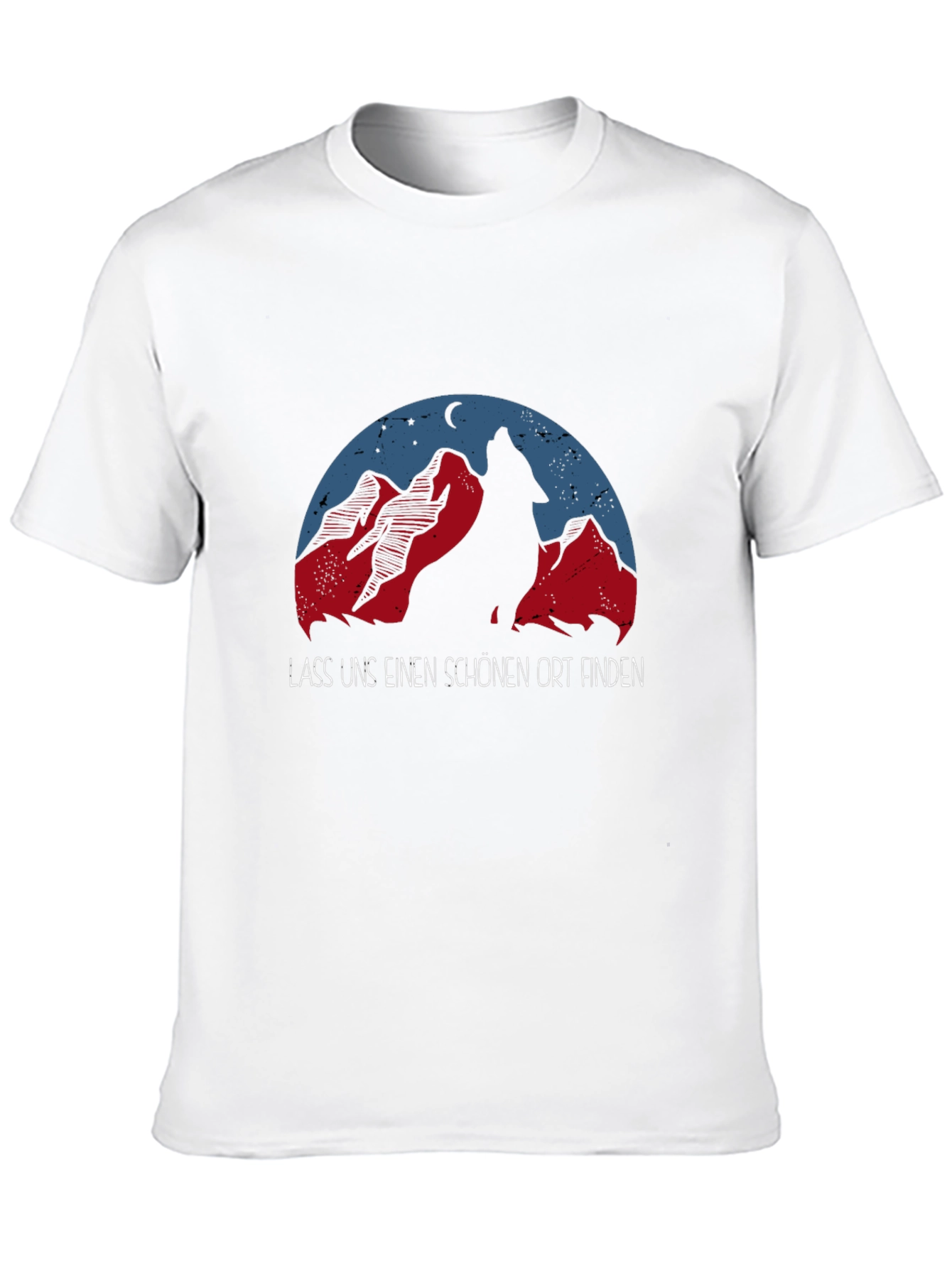 Wolf Mountain Graphic T-Shirt - Adventure Awaits