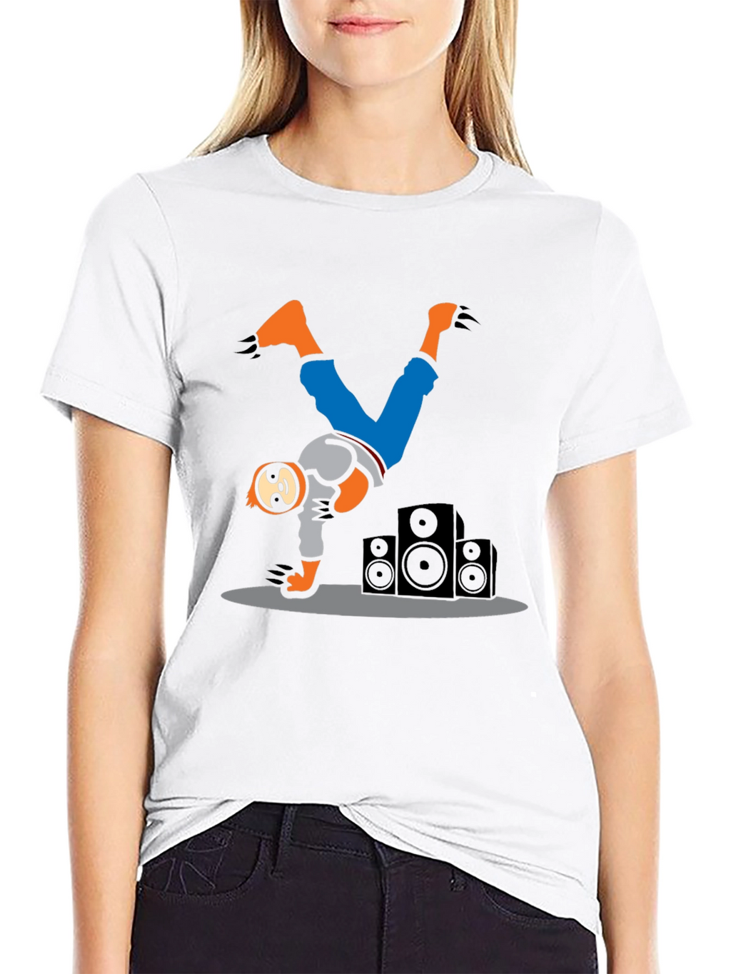 Sloth Breakdancing T-Shirt - Unique Graphic Tee