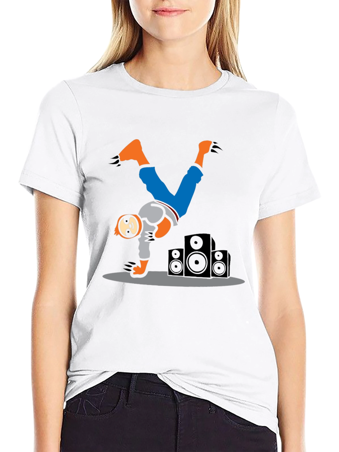 Sloth Breakdancing T-Shirt - Unique Graphic Tee
