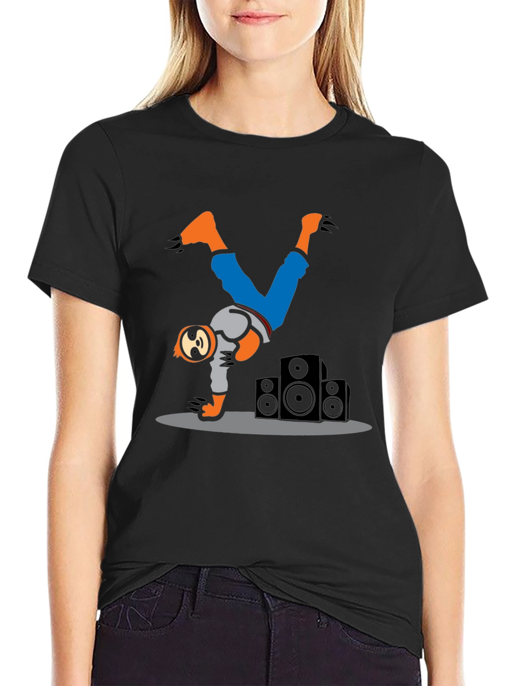 Sloth Breakdancing T-Shirt - Unique Graphic Tee