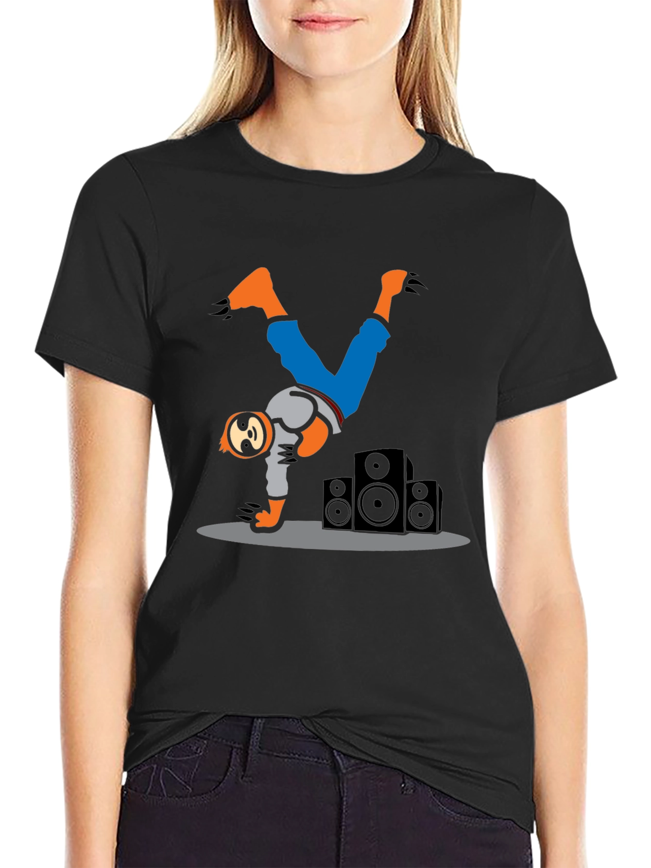 Sloth Breakdancing T-Shirt - Unique Graphic Tee