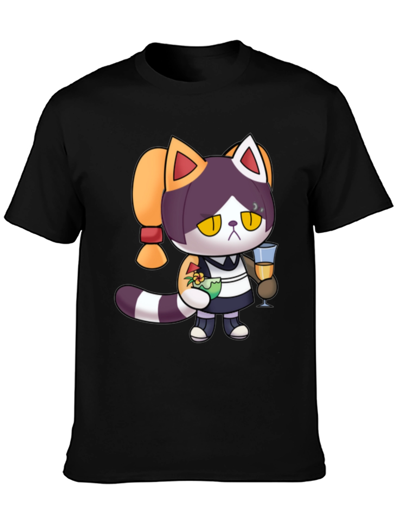 Cool Cat Bartender Graphic Tee
