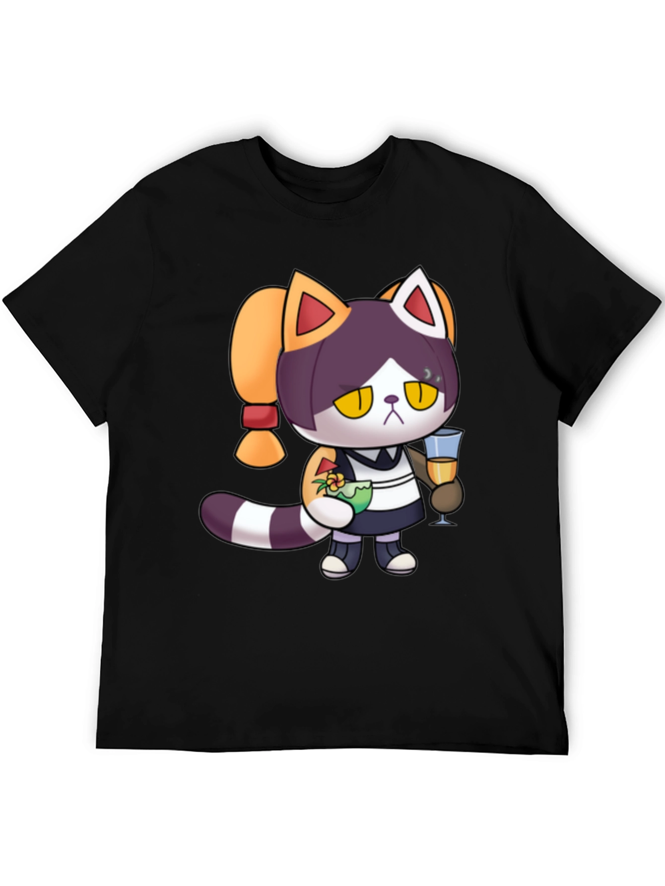 Cool Cat Bartender Graphic Tee