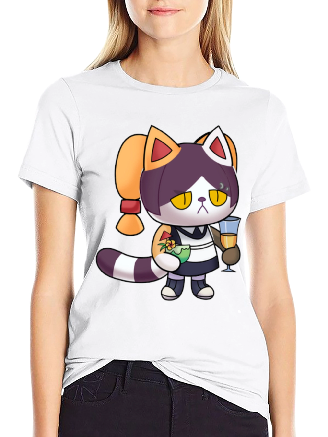 Cool Cat Bartender Graphic Tee