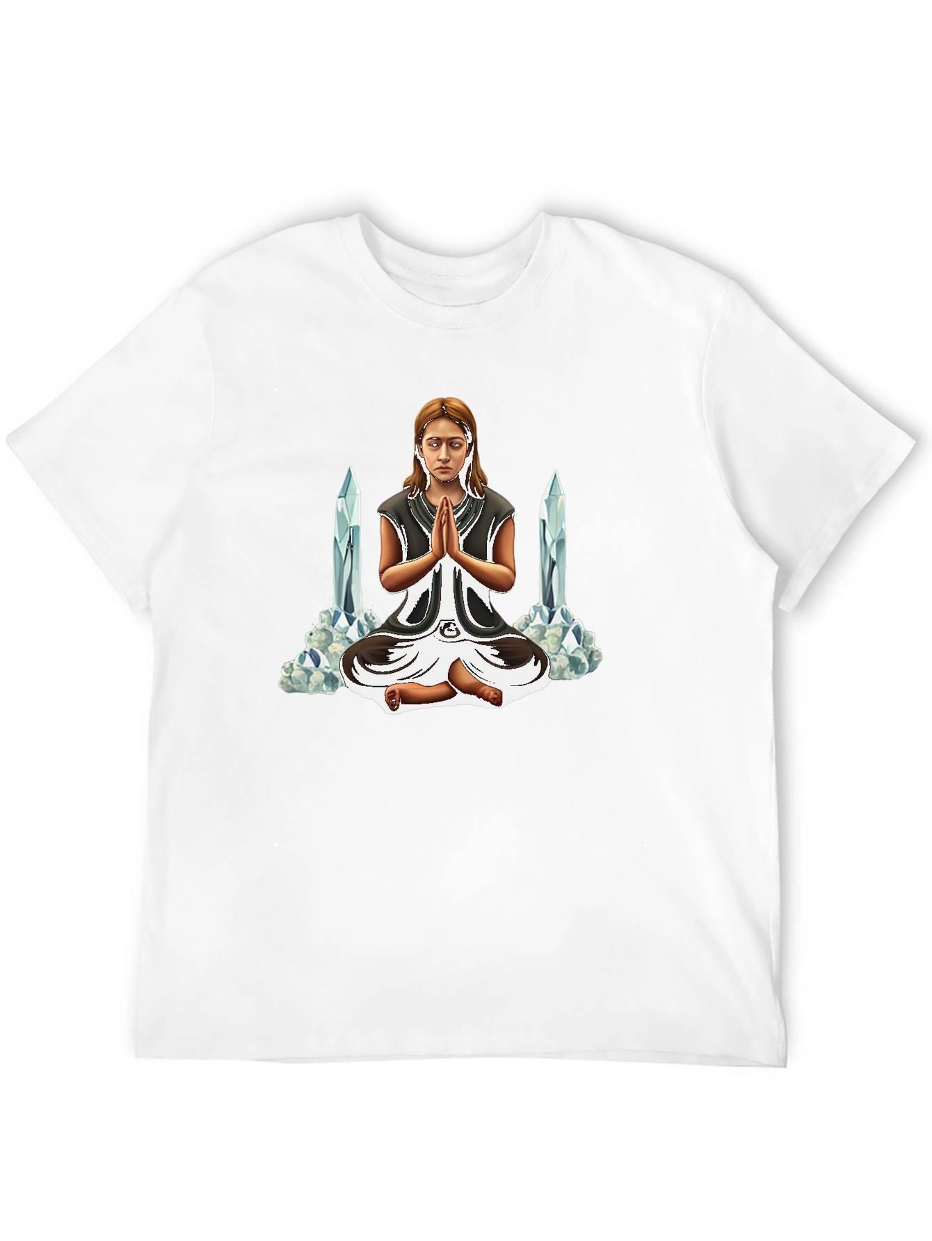 Meditating Woman Graphic Tee