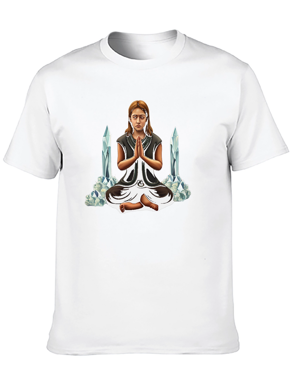 Meditating Woman Graphic Tee