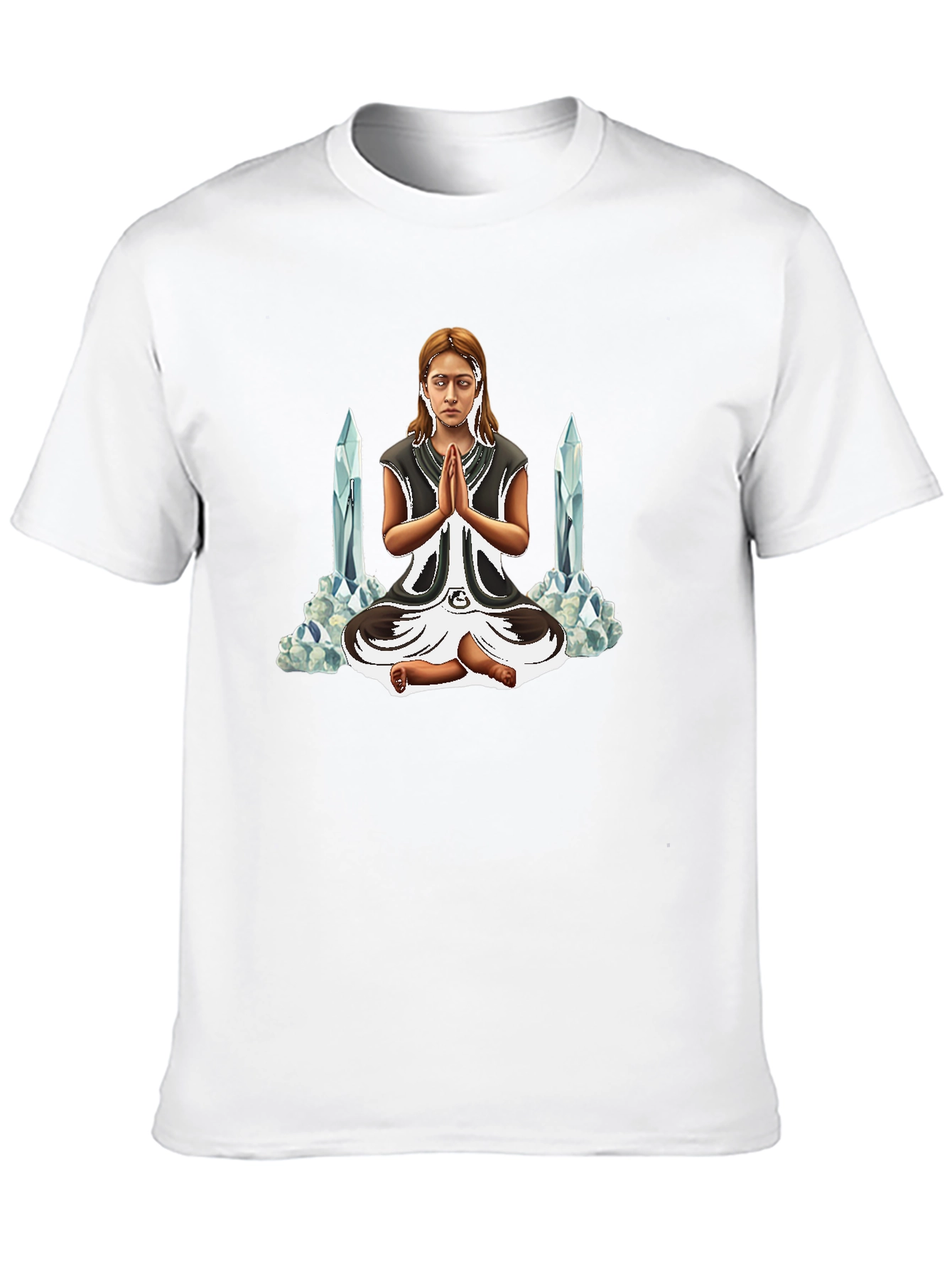 Meditating Woman Graphic Tee