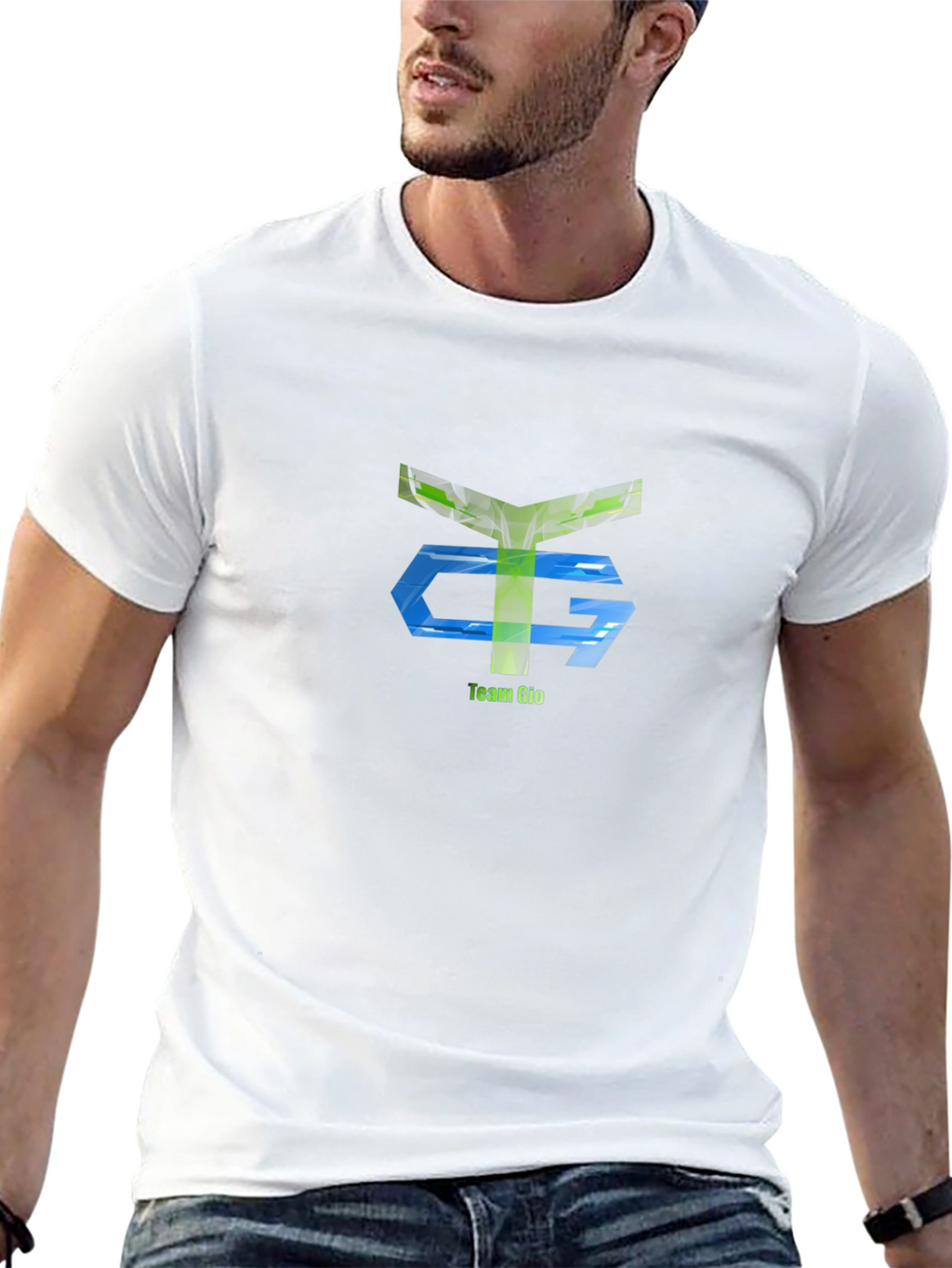 Team Glo Black Tee - Unique Design