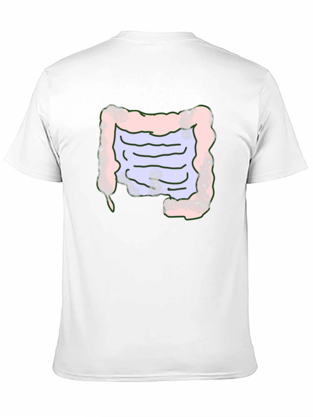 Intestine Graphic T-Shirt Funny Anatomy Tee