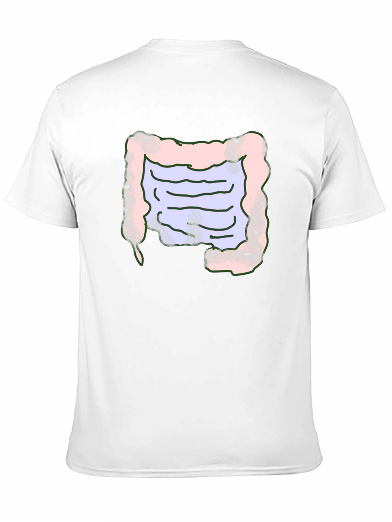 Intestine Graphic T-Shirt Funny Anatomy Tee