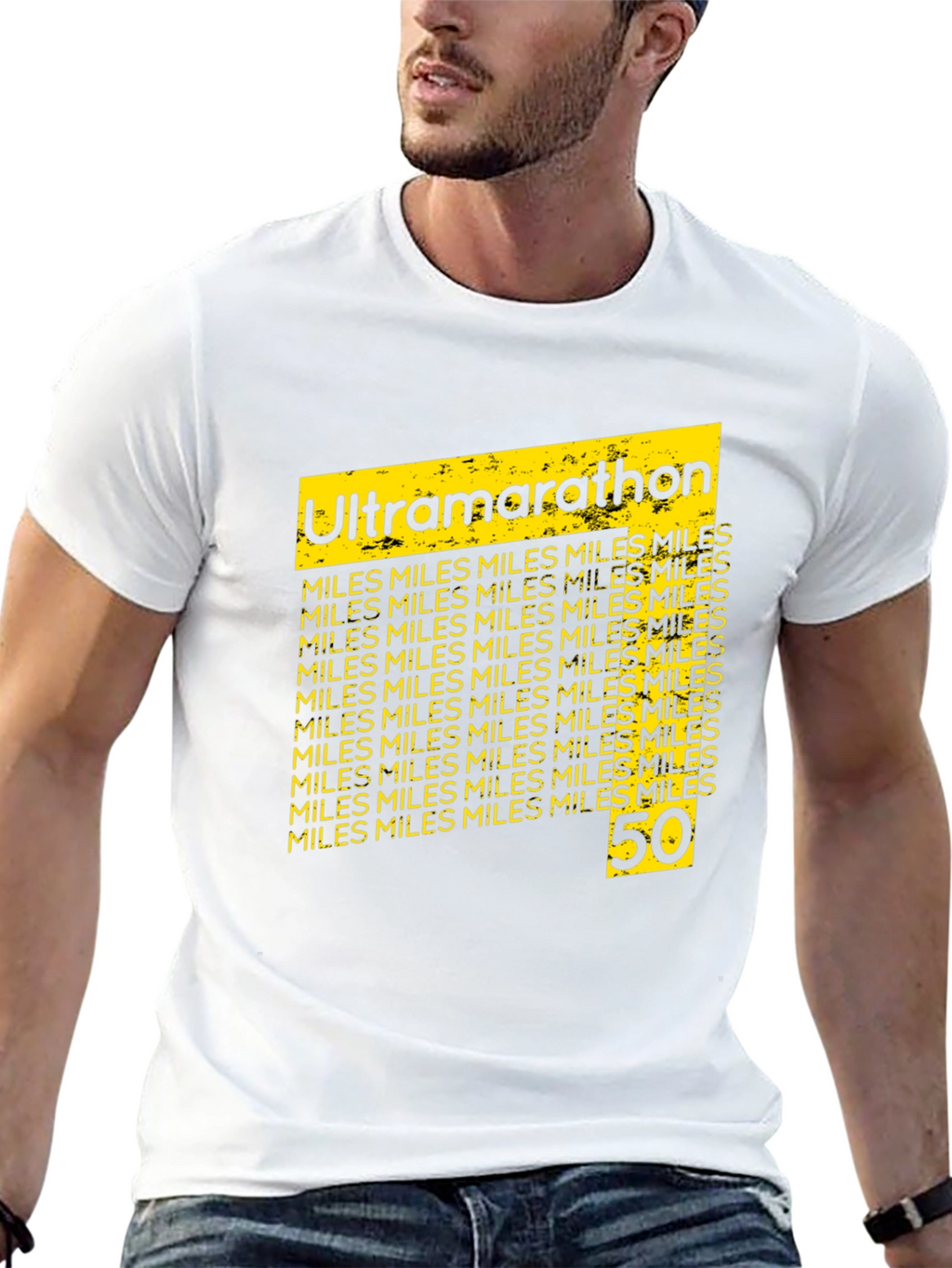 Ultramarathon 50 Miles Black T-Shirt