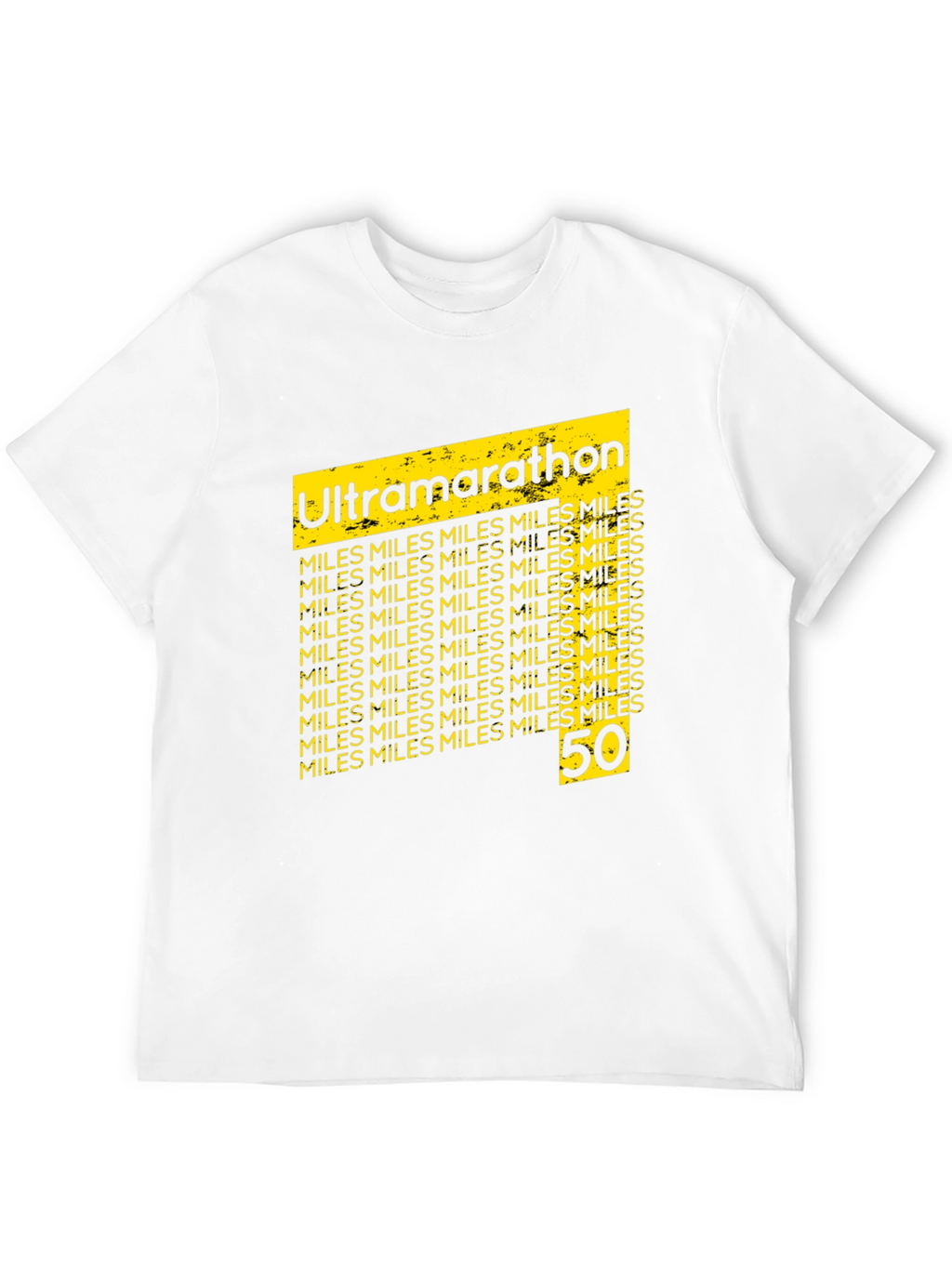 Ultramarathon 50 Miles Black T-Shirt