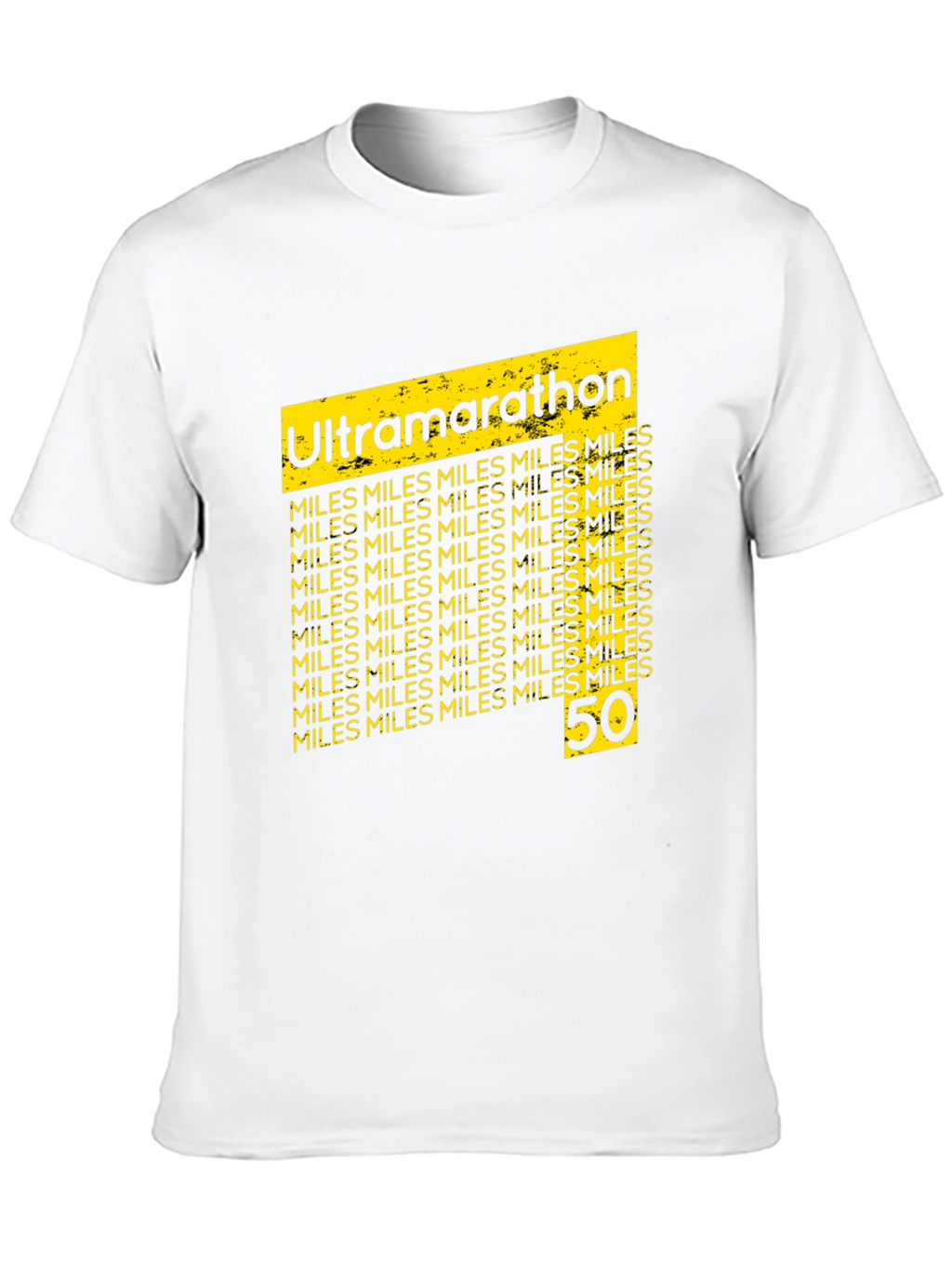 Ultramarathon 50 Miles Black T-Shirt