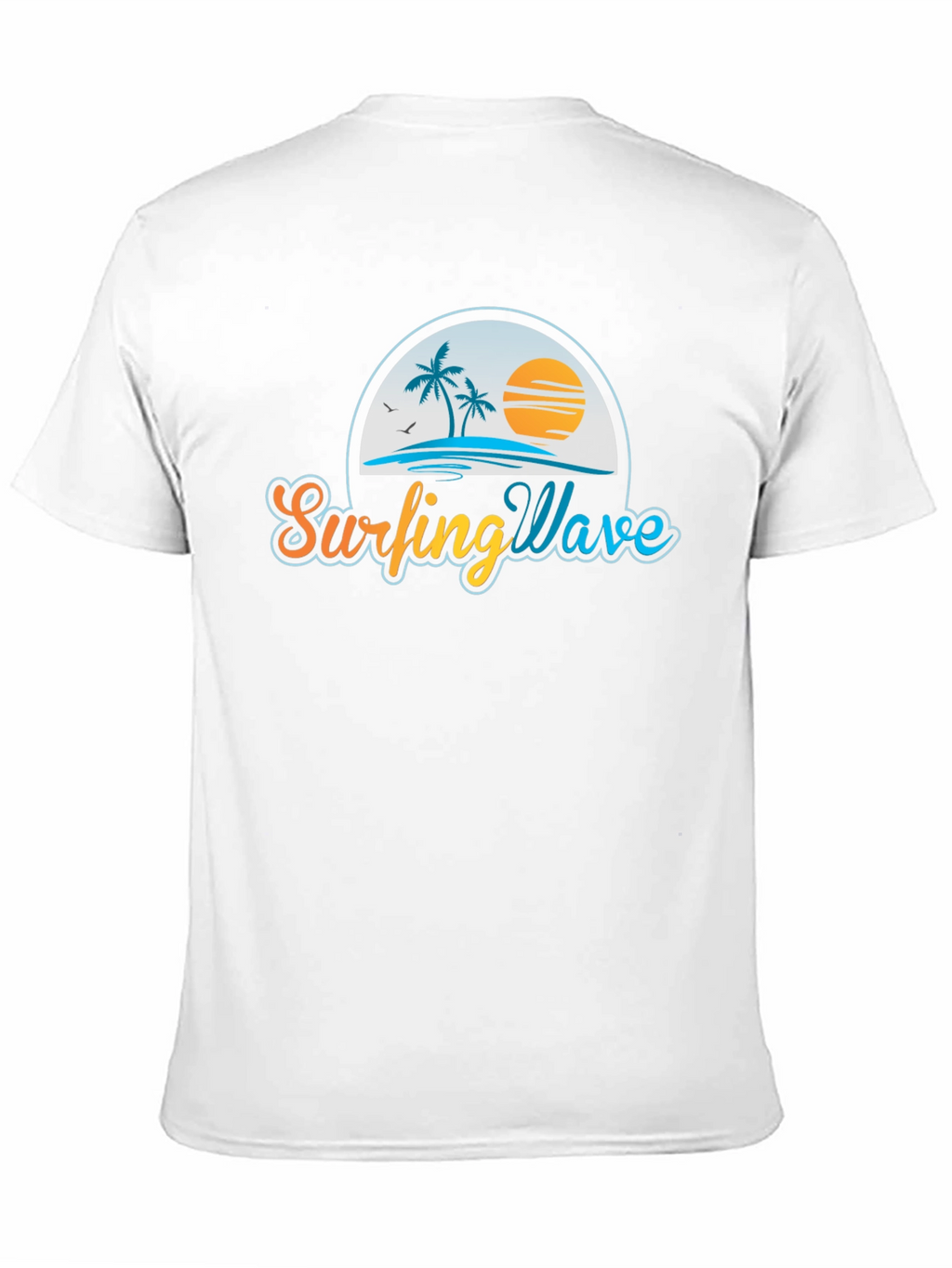 Surfing Wave Graphic Tee - Island Vibes