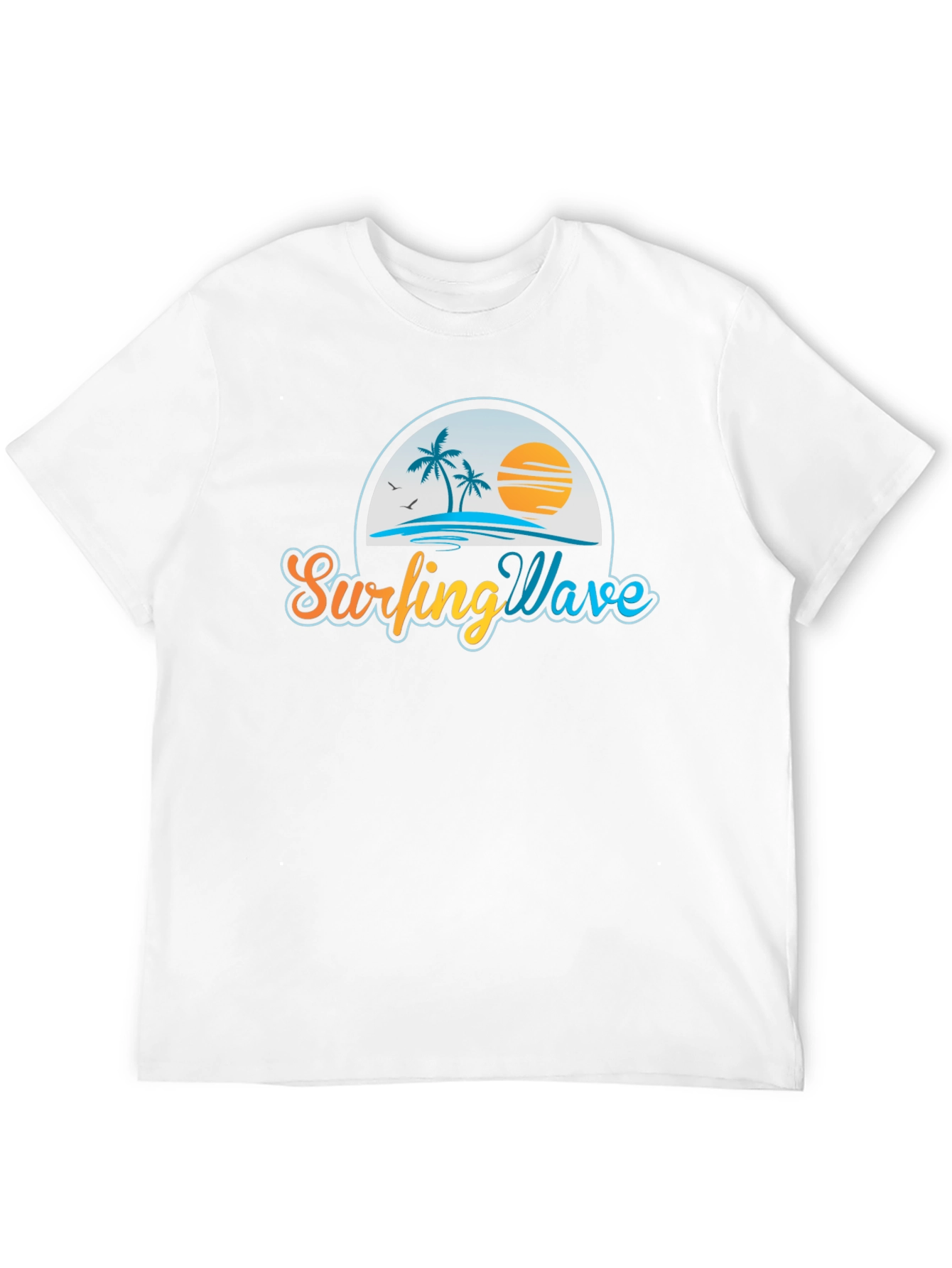 Surfing Wave Graphic Tee - Island Vibes