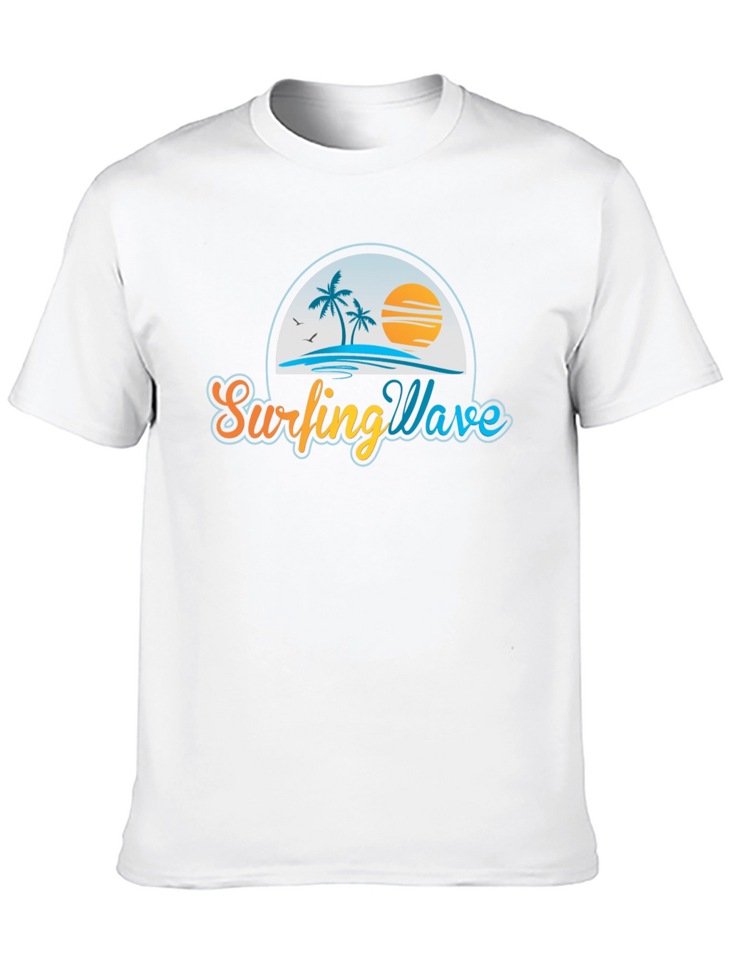 Surfing Wave Graphic Tee - Island Vibes