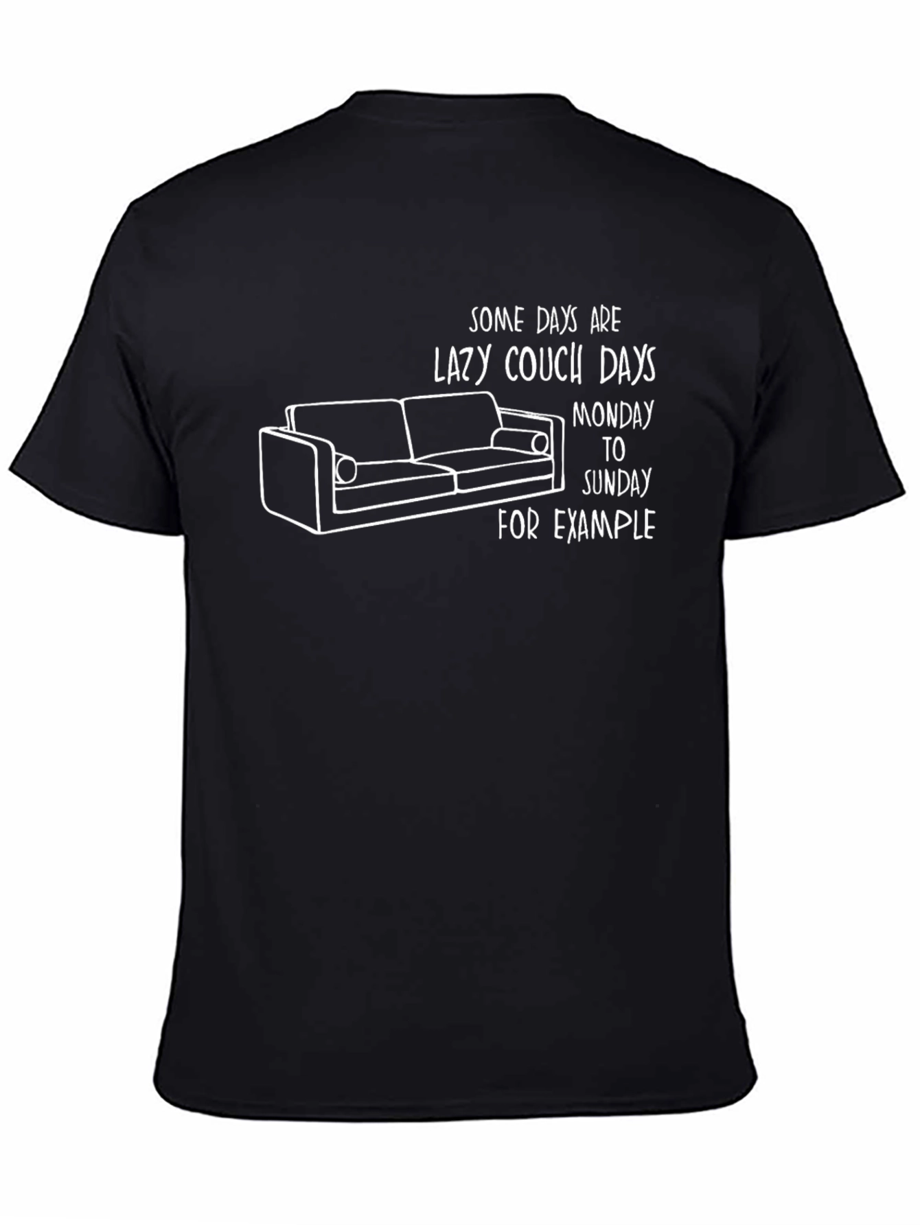 Lazy Couch Days Graphic T-Shirt - Relaxed Fit