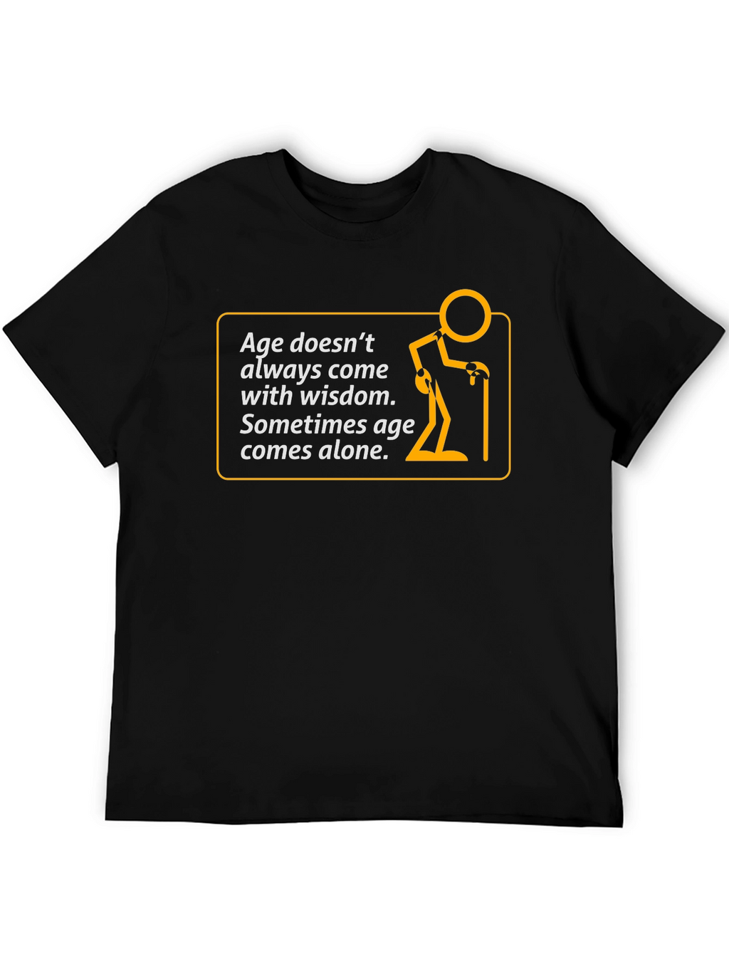 Age and Wisdom Graphic Tee - Black