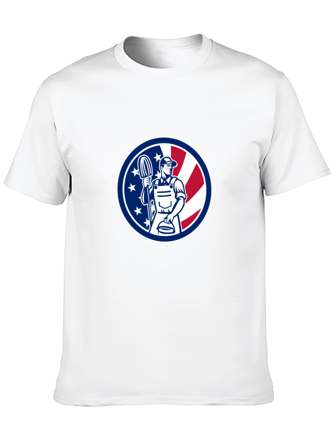 Patriotic Plumber Graphic T-Shirt