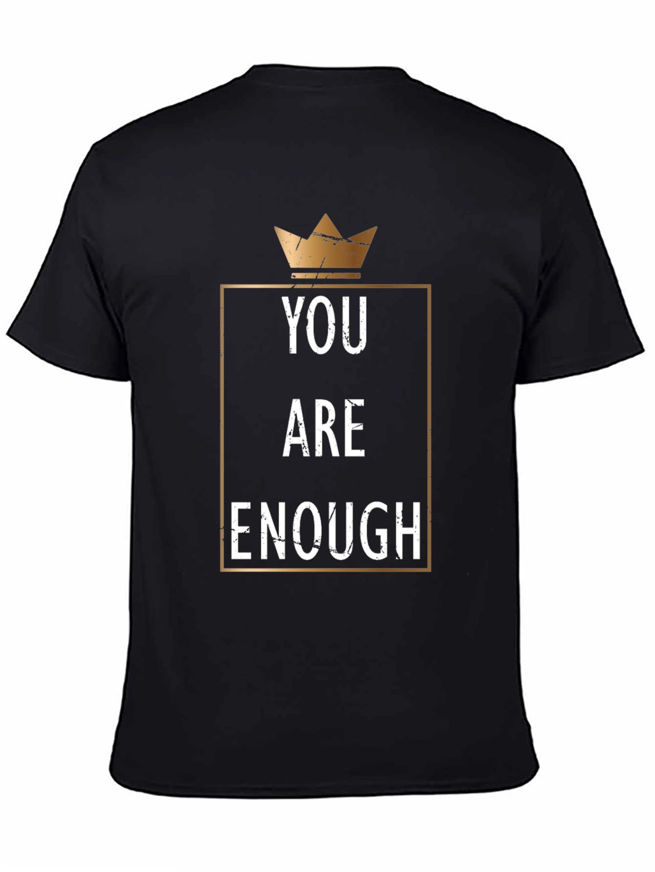 You Are Enough Graphic T-Shirt - Black