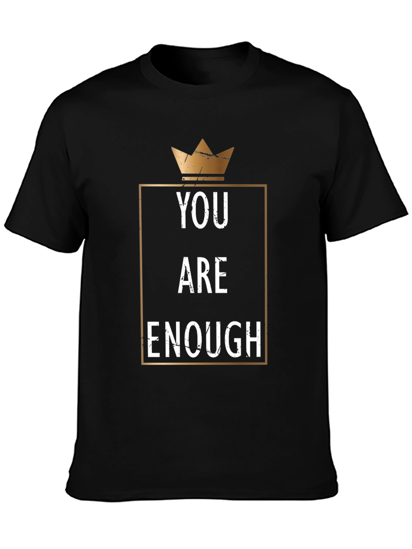 You Are Enough Graphic T-Shirt - Black