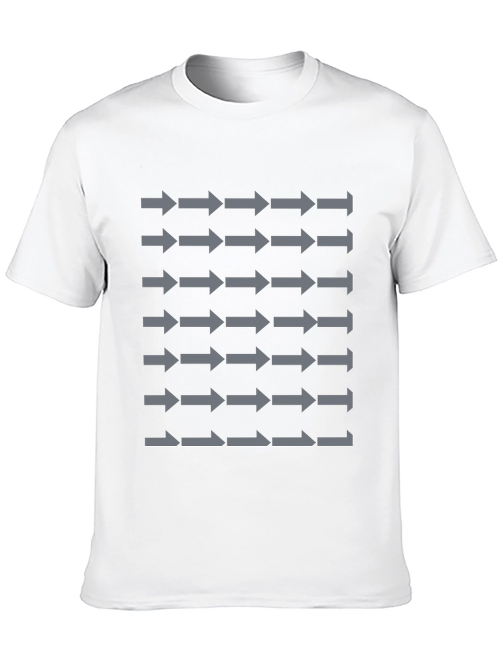 Arrow Pattern Graphic Print T-Shirt