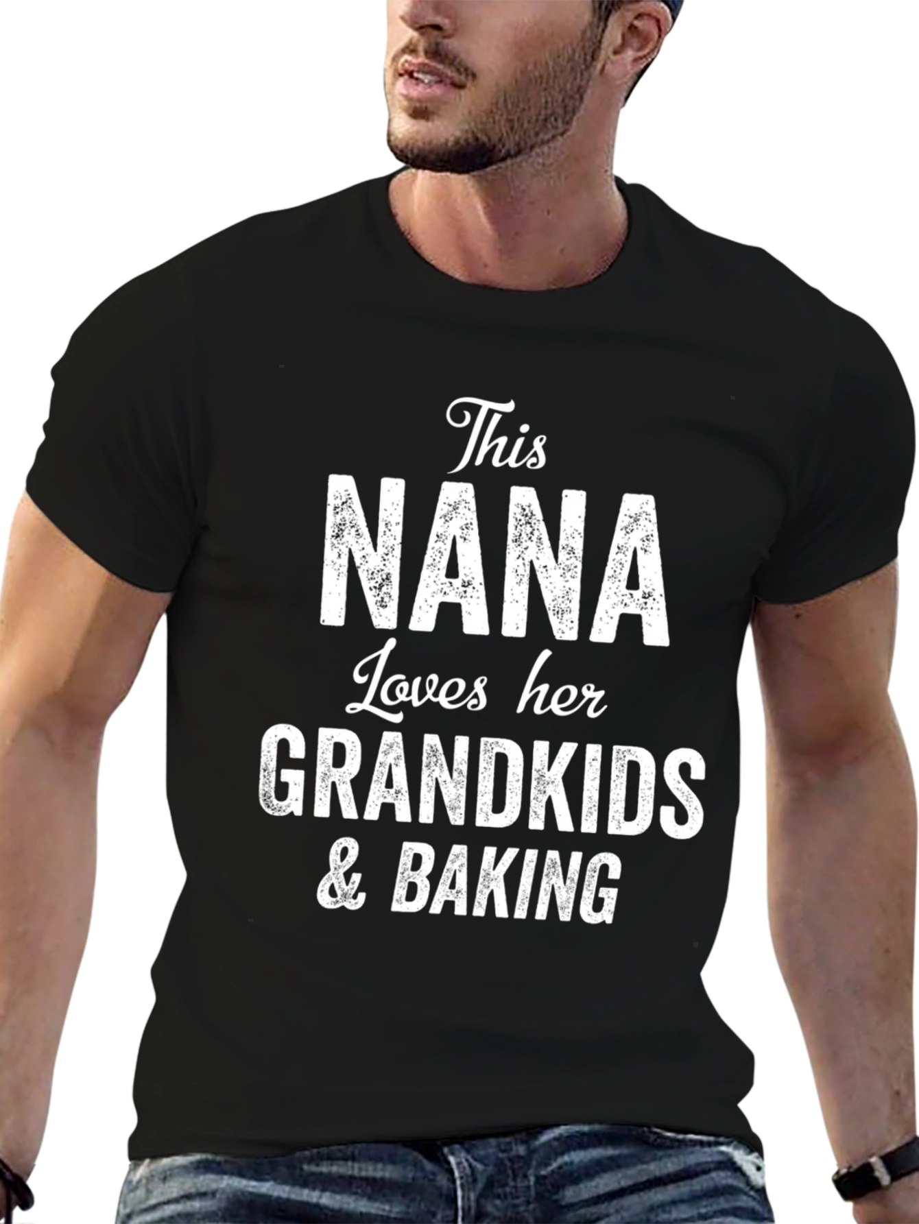 This Nana Loves Her Grandkids & Baking T-Shirt