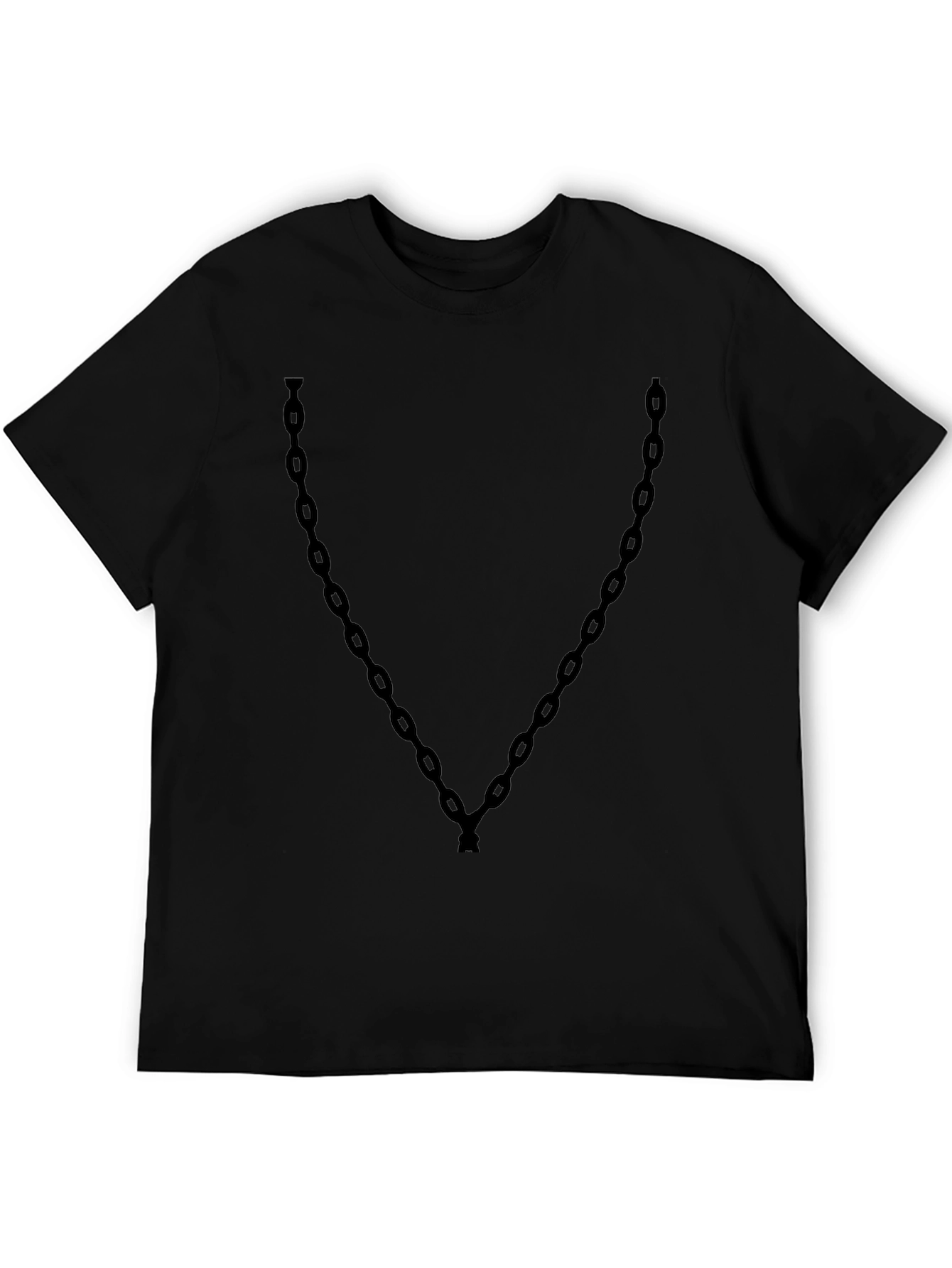 Chain Graphic T-Shirt - Casual Streetwear
