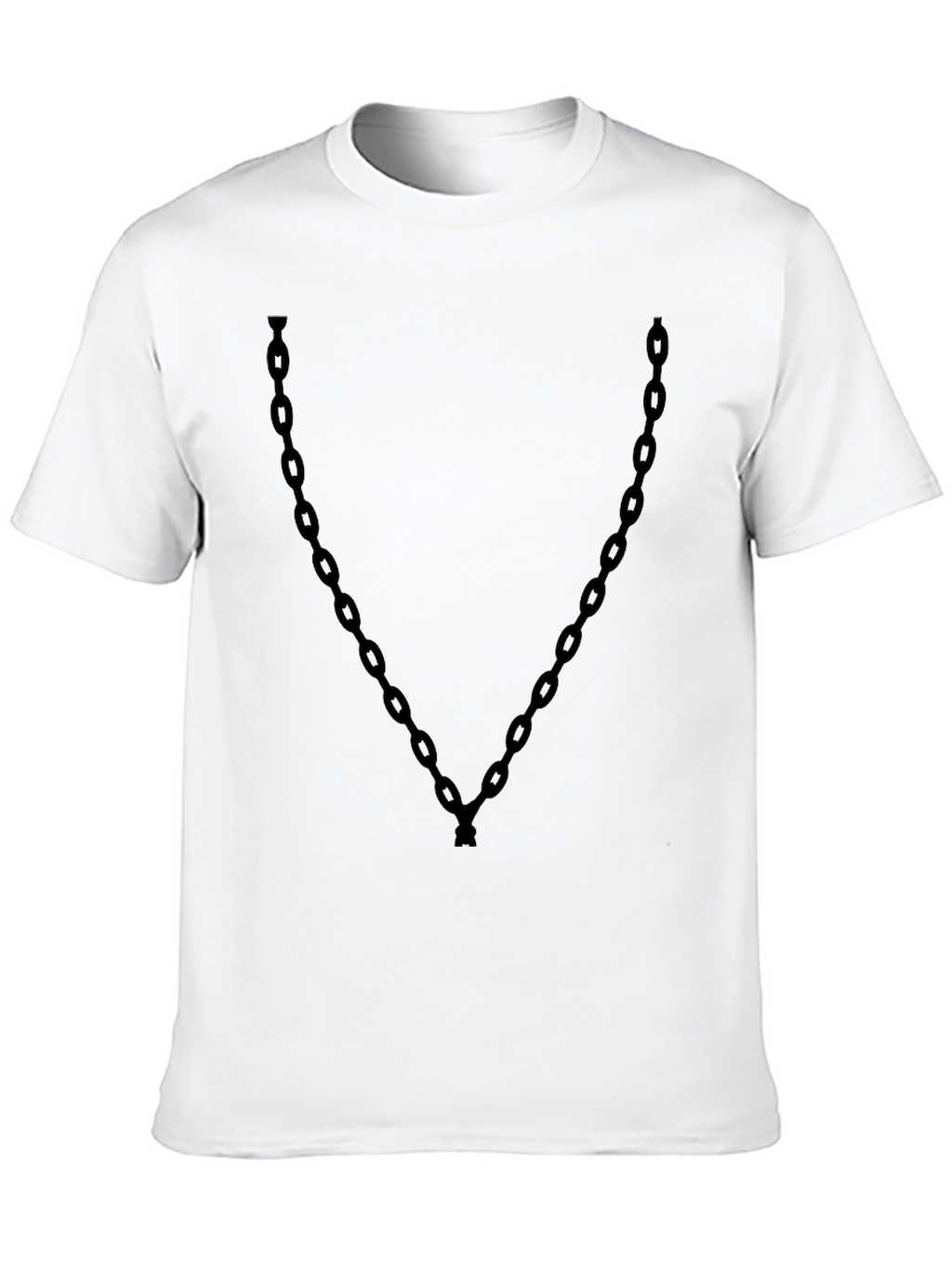 Chain Graphic T-Shirt - Casual Streetwear