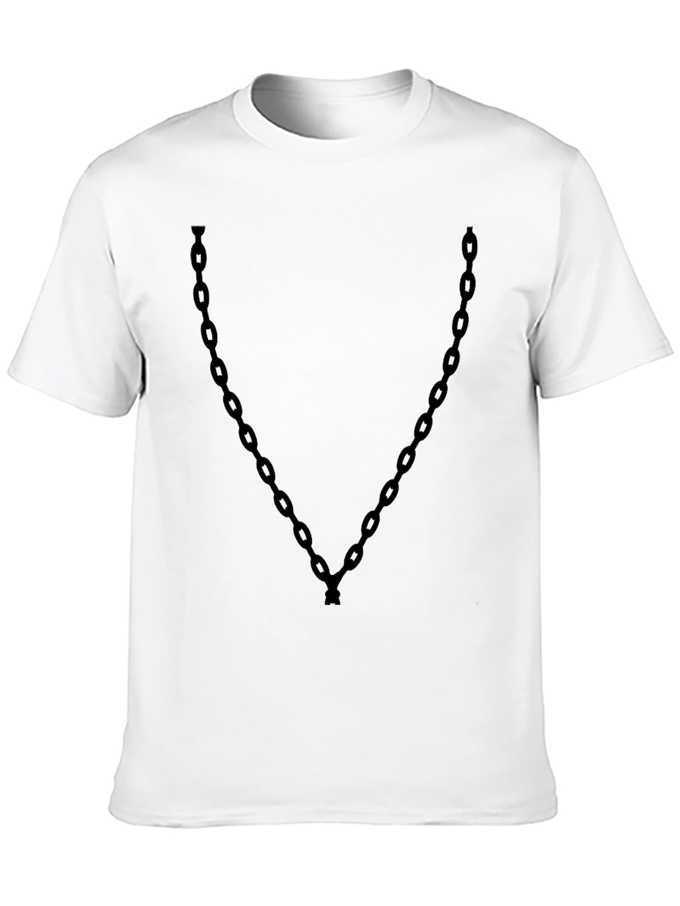 Chain Graphic T-Shirt - Casual Streetwear