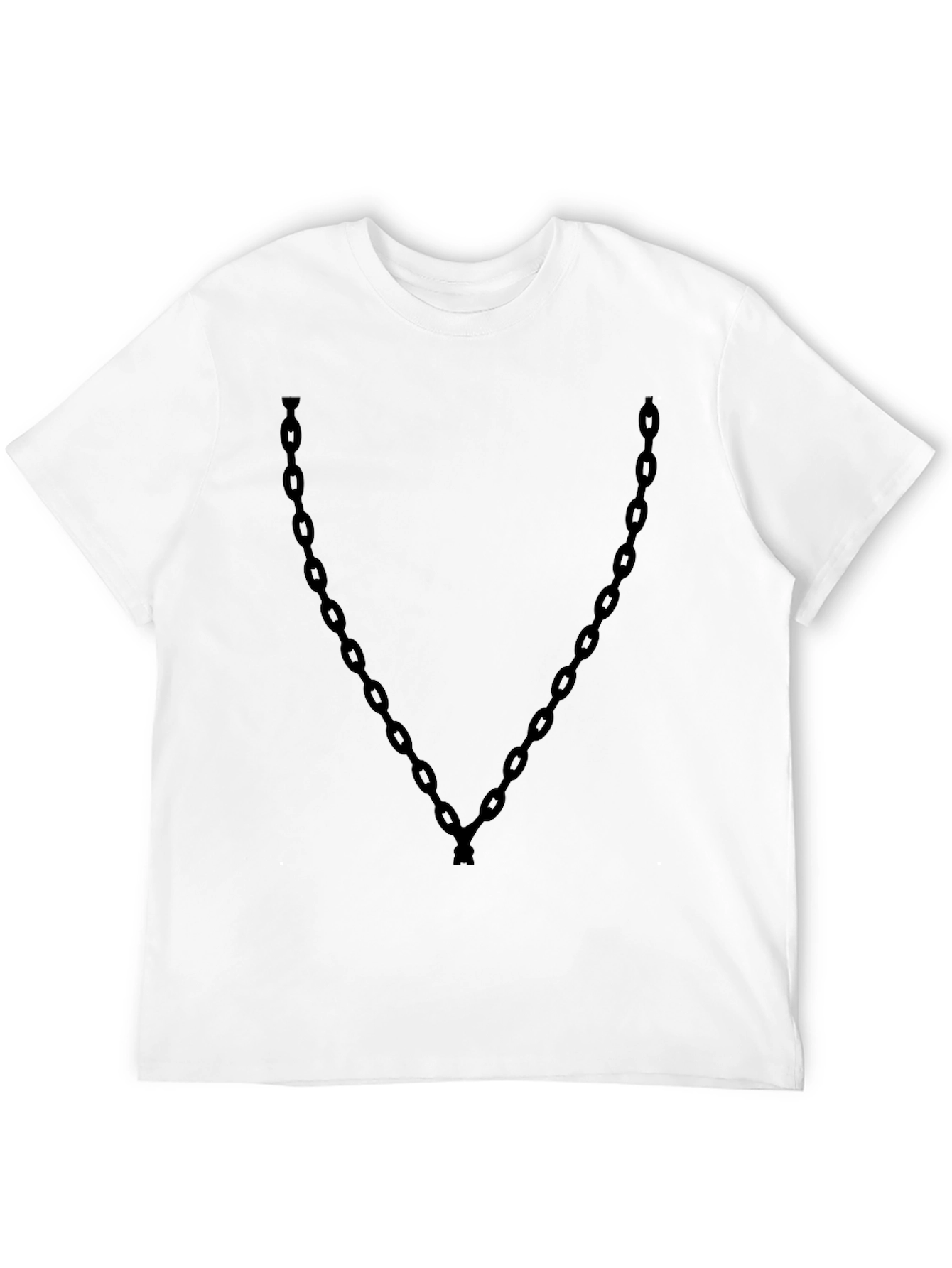 Chain Graphic T-Shirt - Casual Streetwear