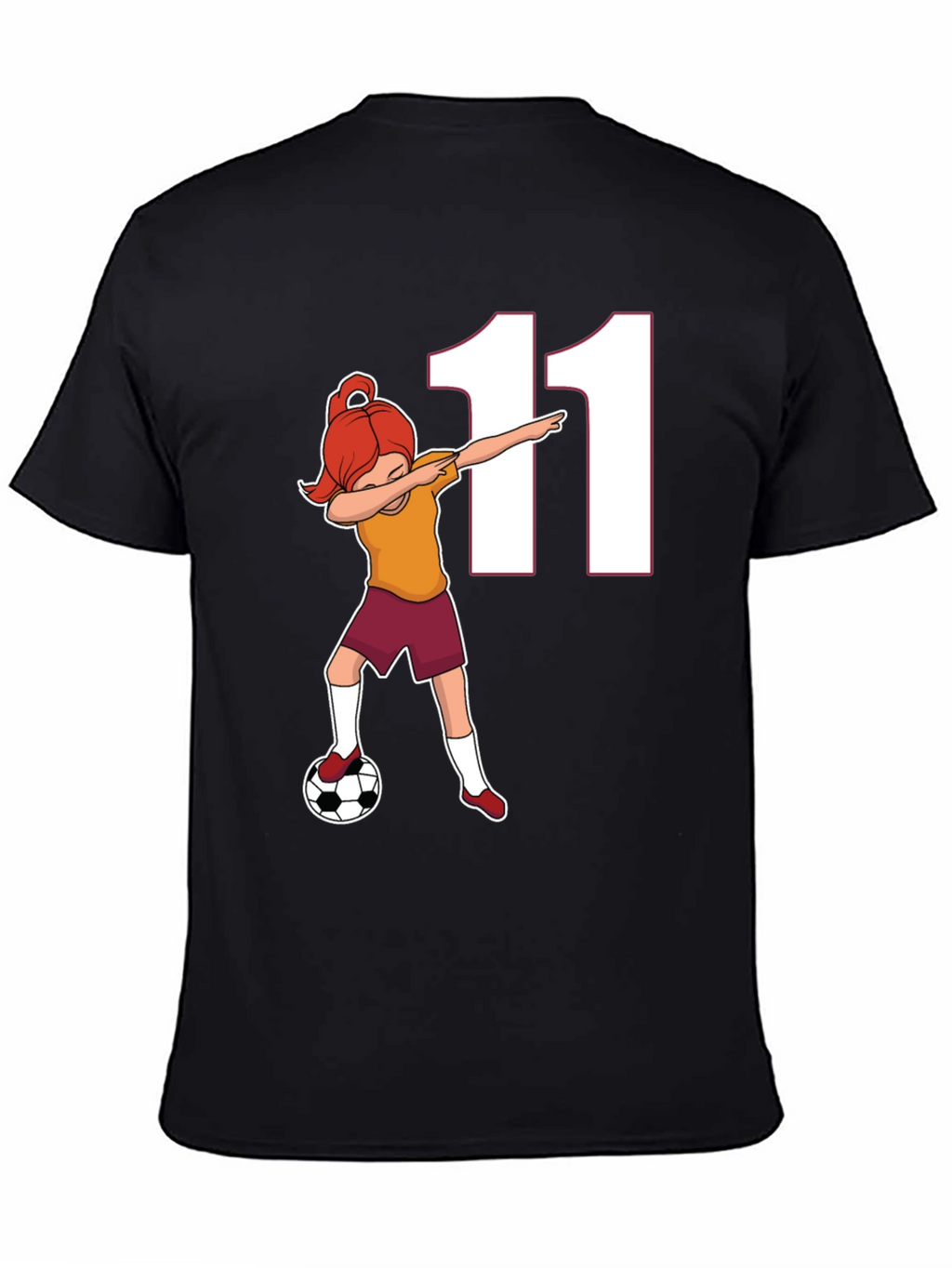 Soccer Girl Dab T-Shirt Number 11
