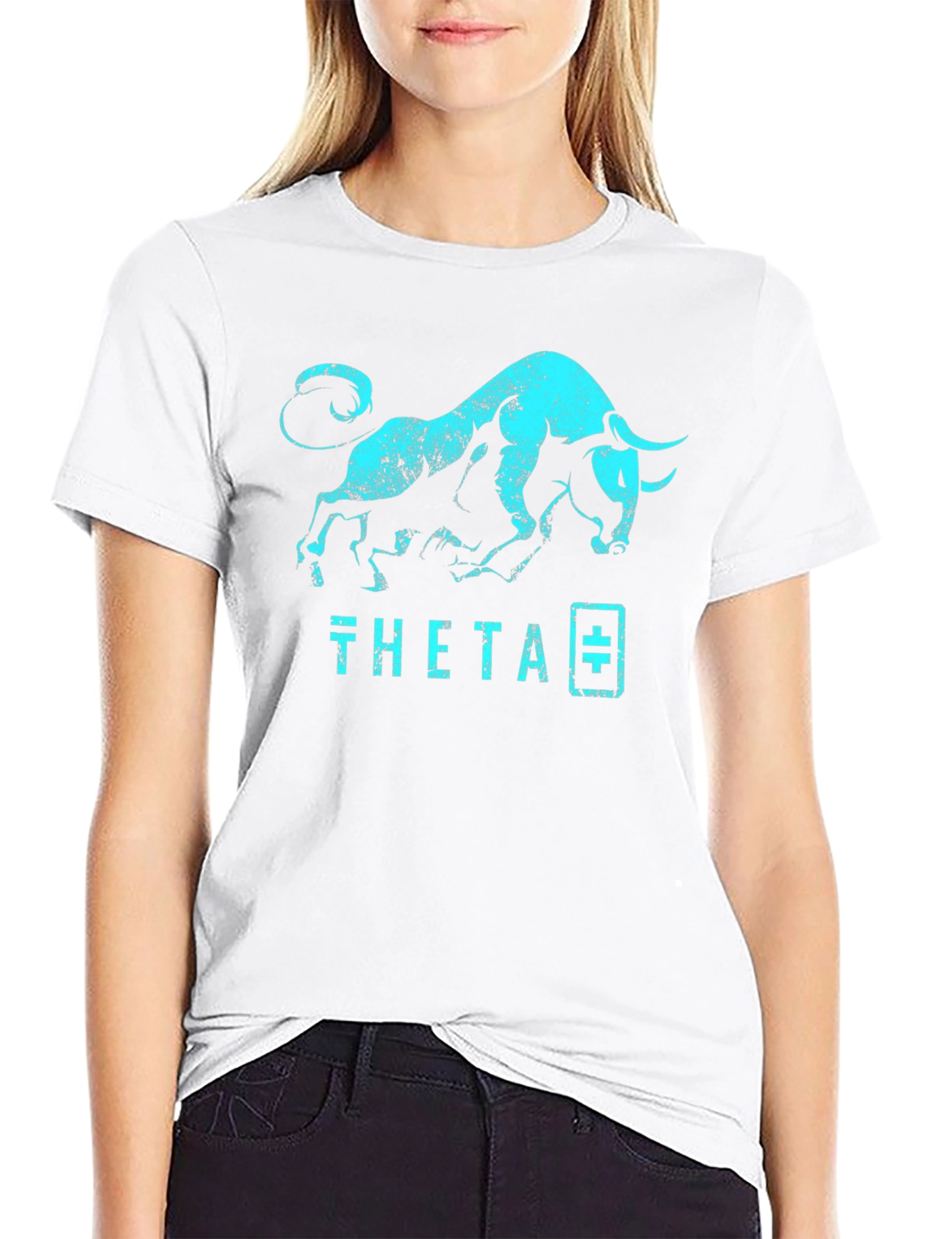 Theta Bull T-Shirt - Crypto Trader Apparel