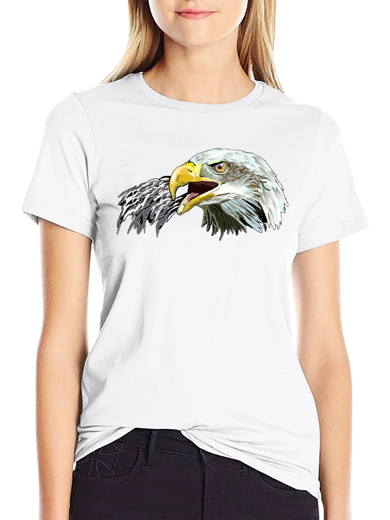 Eagle Graphic Tee - Bold & Patriotic Design