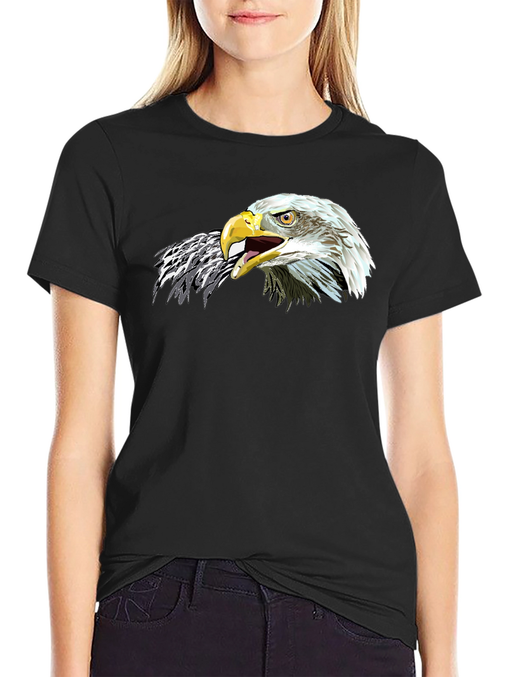 Eagle Graphic Tee - Bold & Patriotic Design