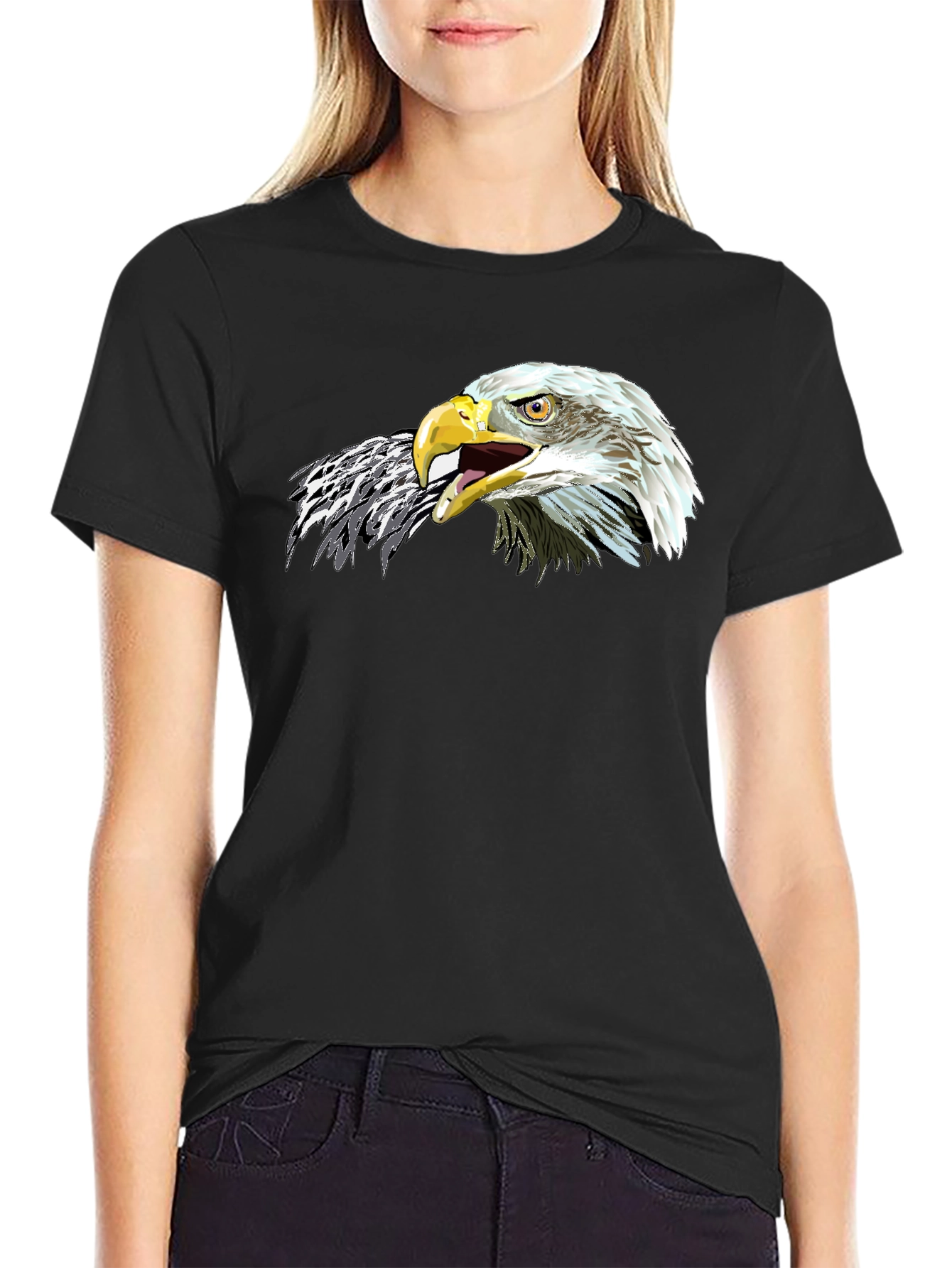 Eagle Graphic Tee - Bold & Patriotic Design