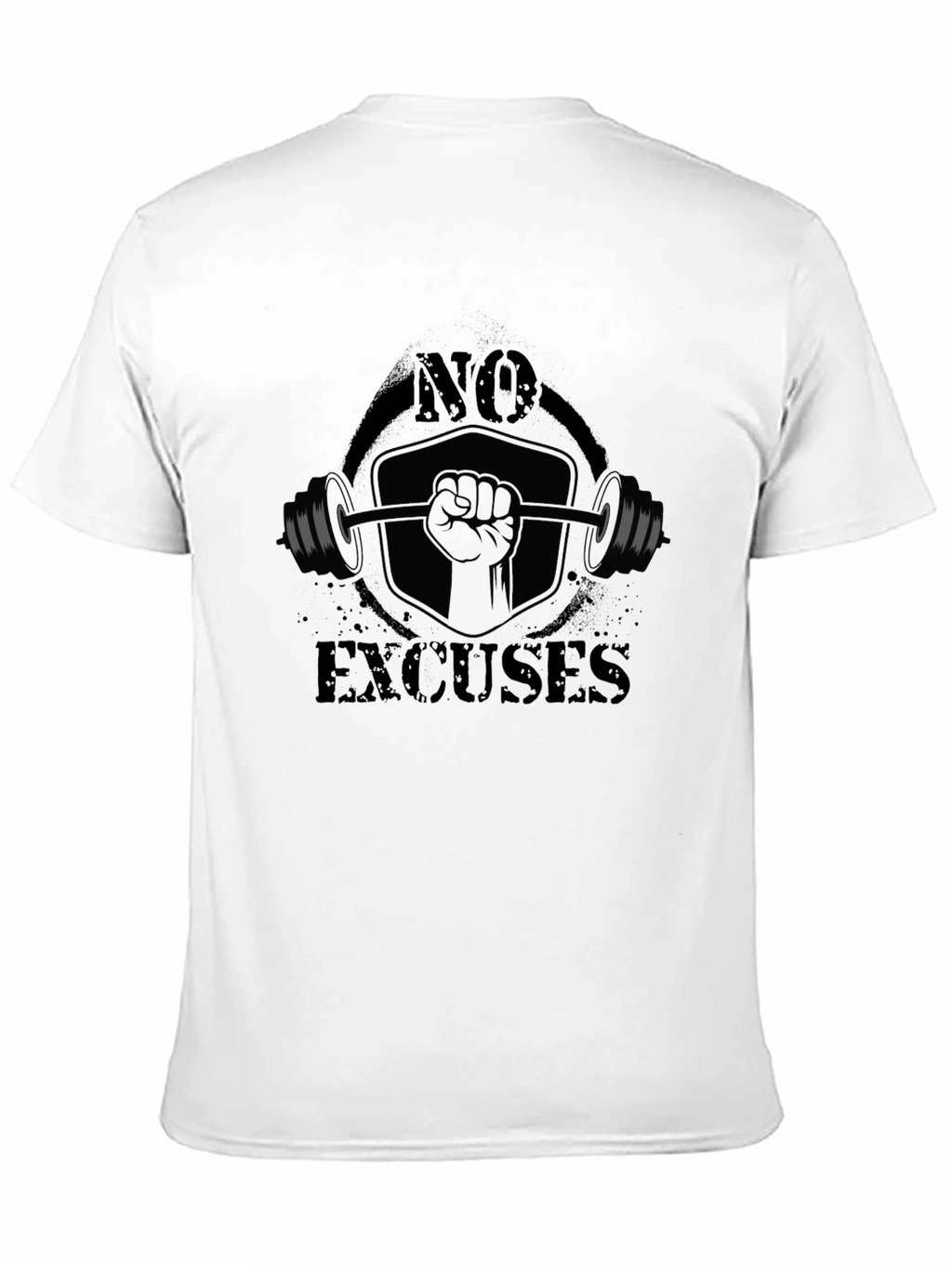 No Excuses Graphic T-Shirt - Black