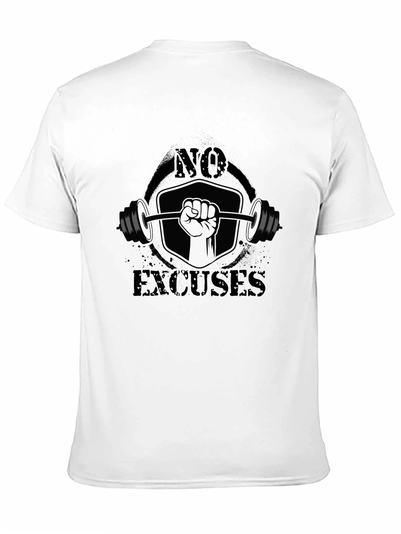 No Excuses Graphic T-Shirt - Black