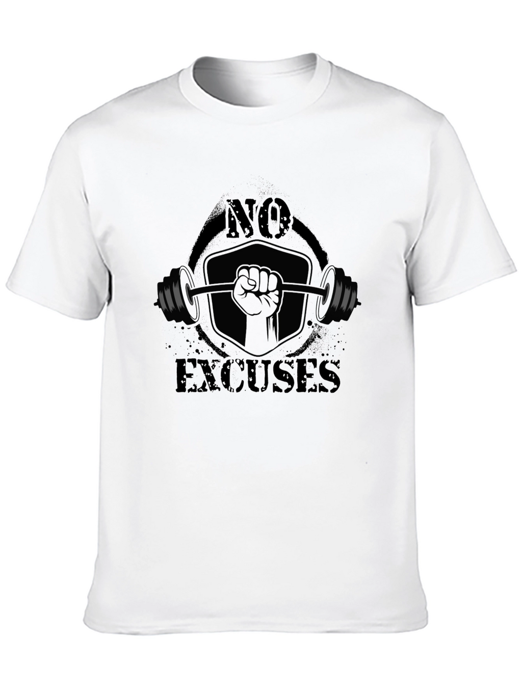 No Excuses Graphic T-Shirt - Black