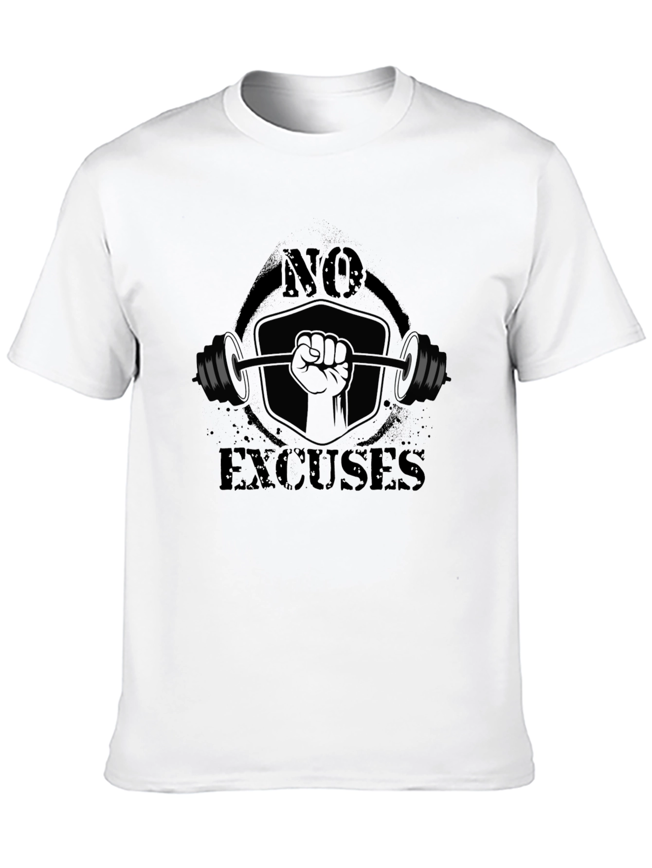 No Excuses Graphic T-Shirt - Black
