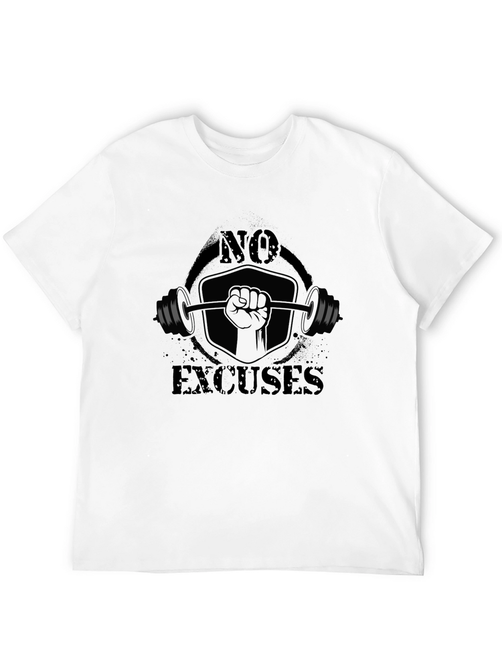 No Excuses Graphic T-Shirt - Black
