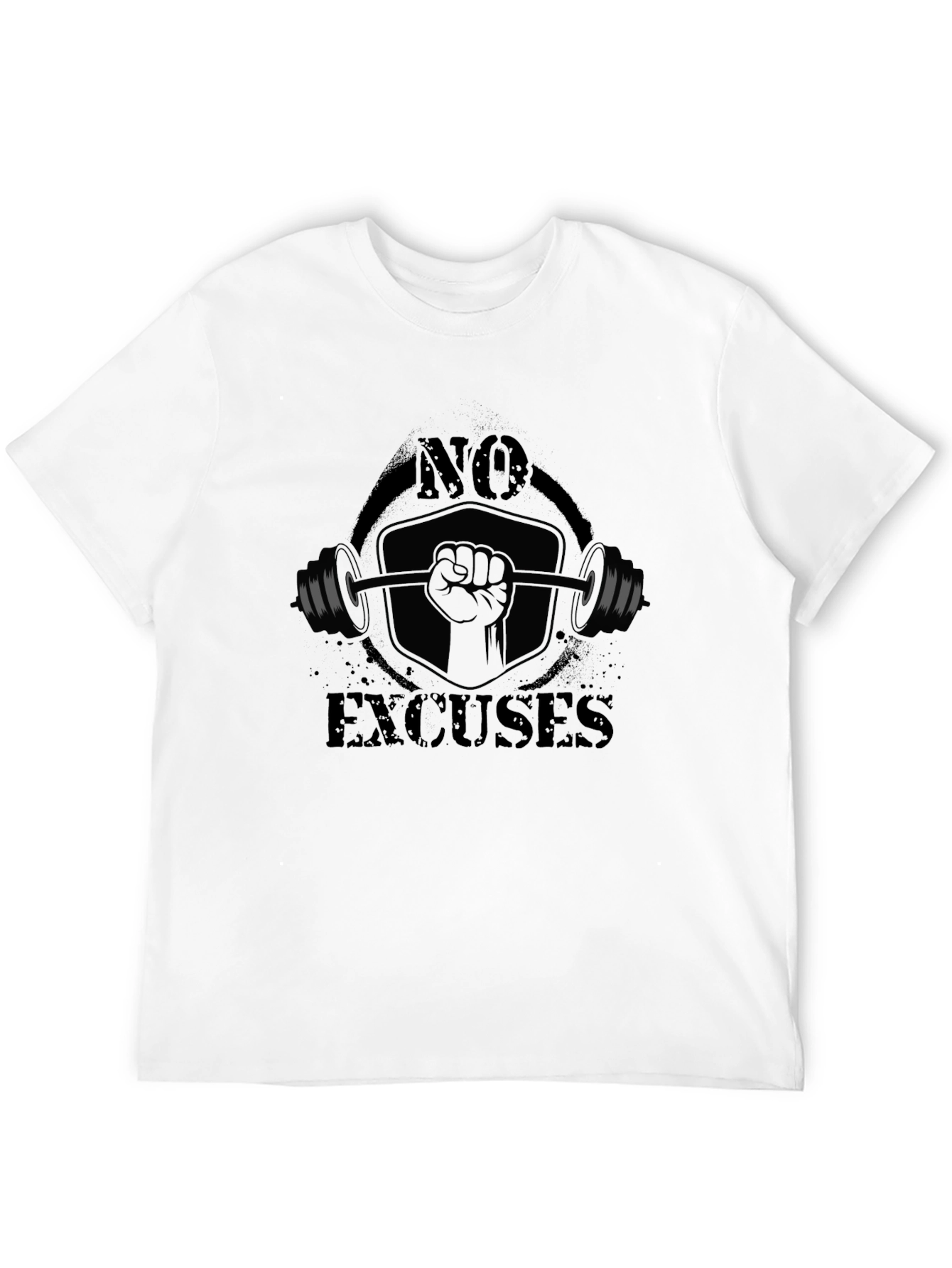No Excuses Graphic T-Shirt - Black