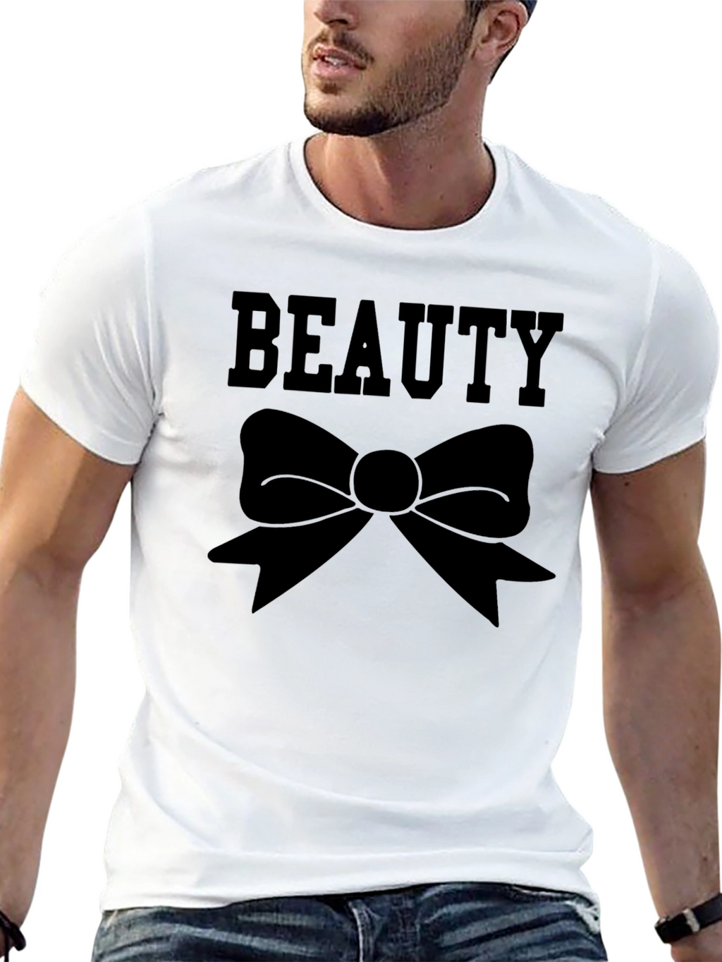 Beauty Bow T-Shirt - Classic Black Tee