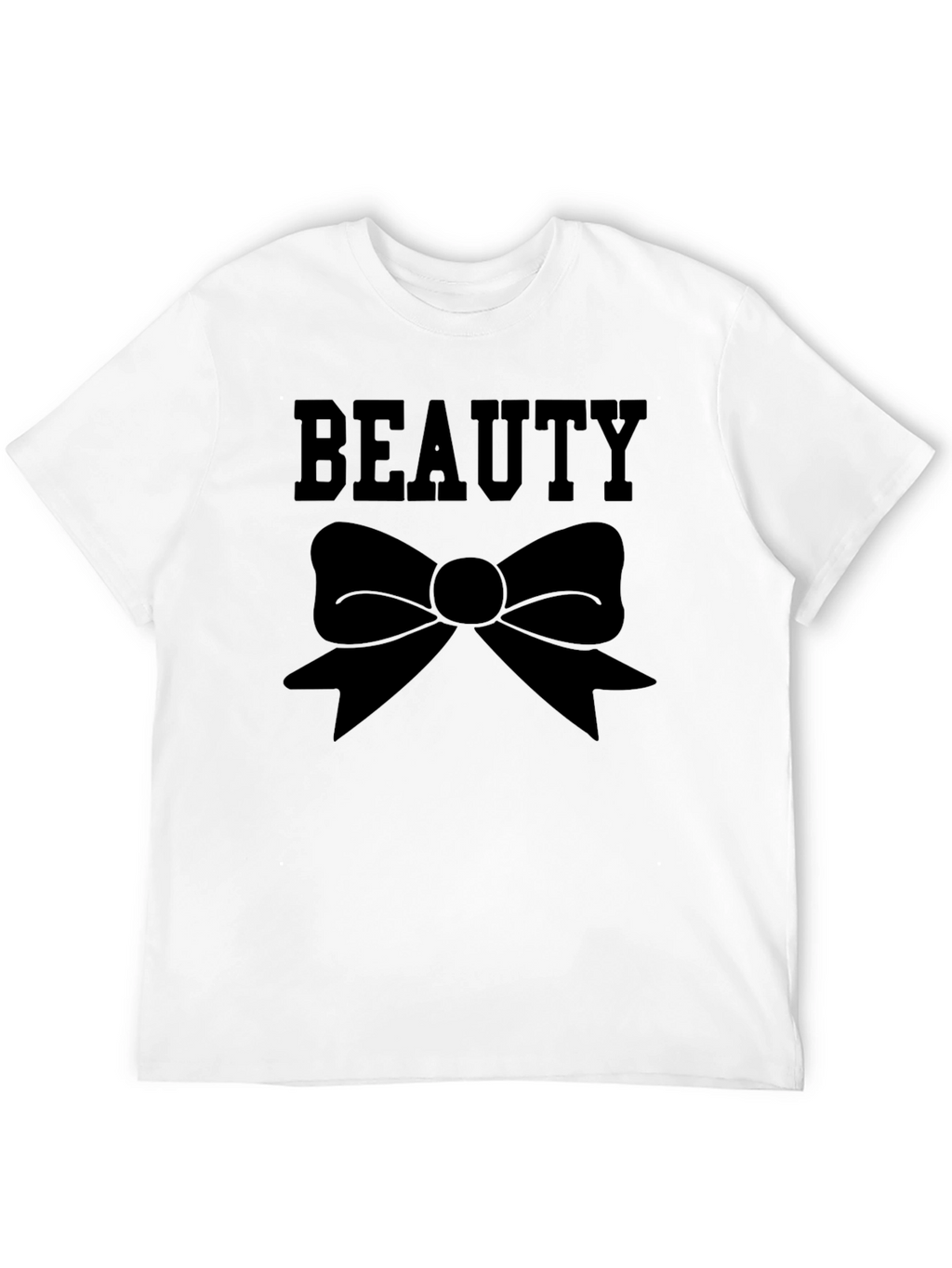 Beauty Bow T-Shirt - Classic Black Tee