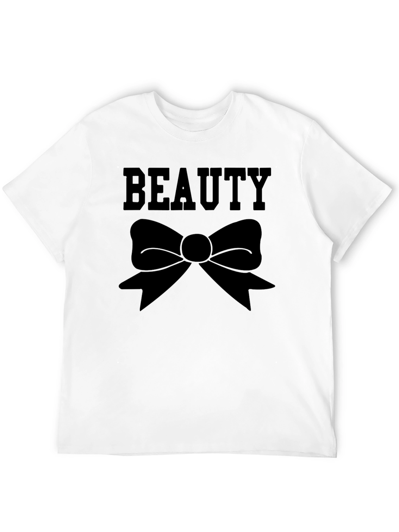Beauty Bow T-Shirt - Classic Black Tee