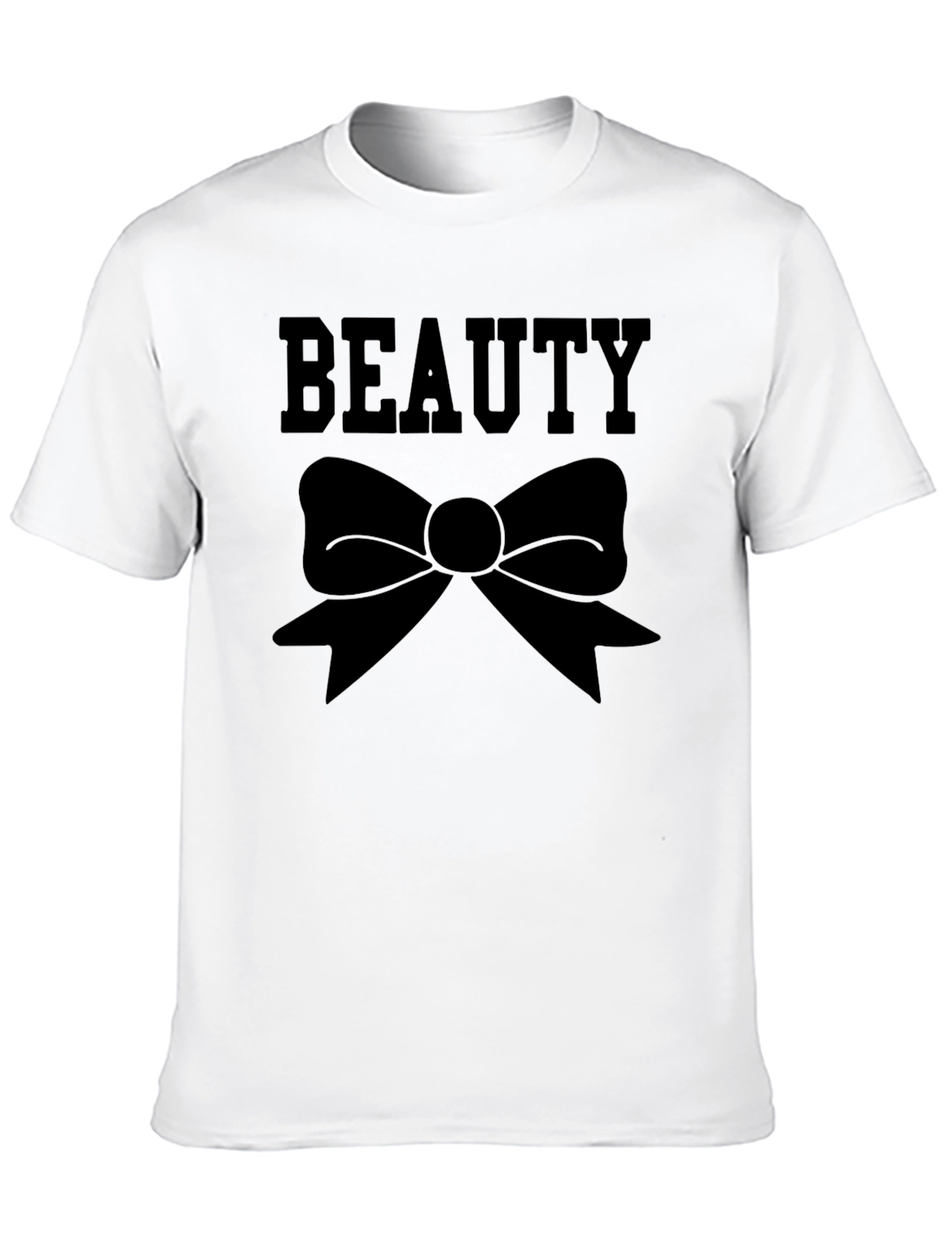 Beauty Bow T-Shirt - Classic Black Tee