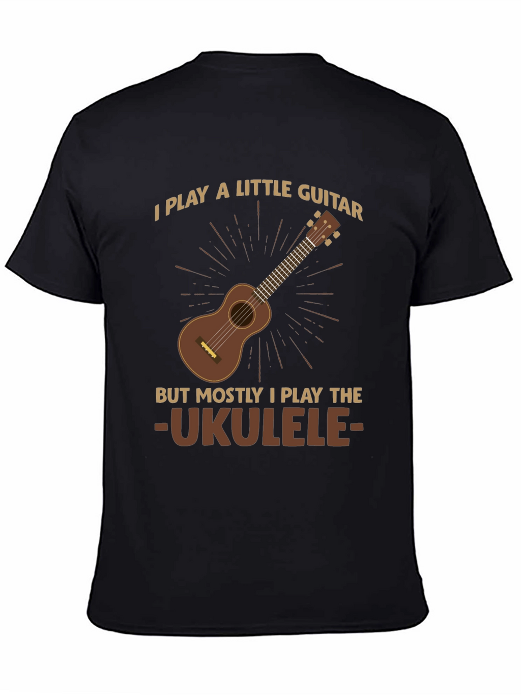 Ukulele Player Graphic T-Shirt