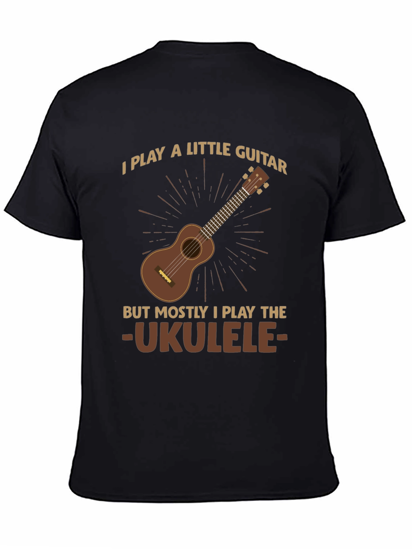 Ukulele Player Graphic T-Shirt