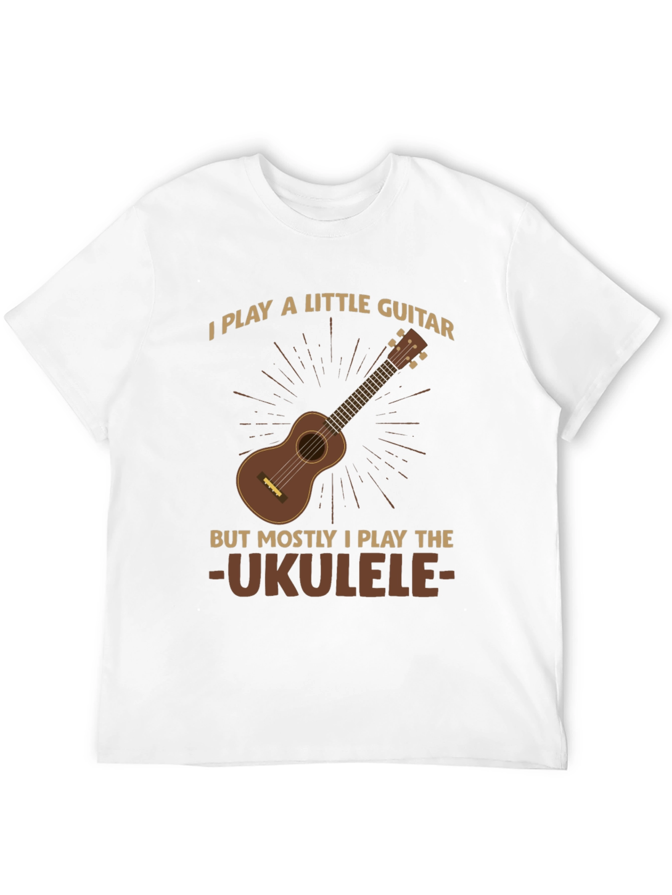 Ukulele Player Graphic T-Shirt
