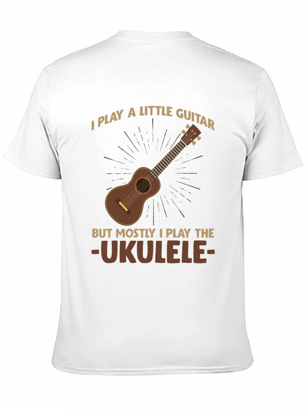Ukulele Player Graphic T-Shirt